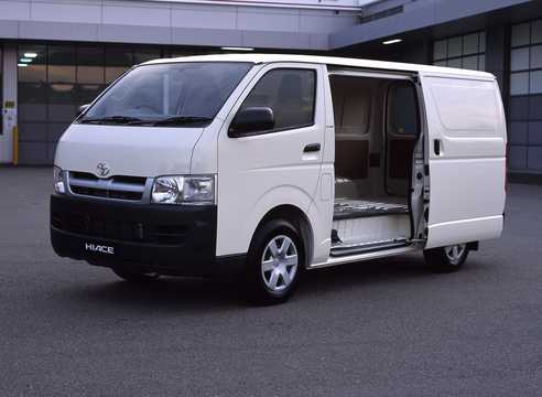 Front/Side  of Toyota HiAce Van 2005 