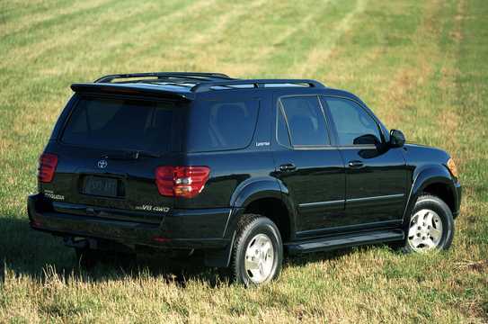 Back/Side of Toyota Sequoia 4.7 V8 4WD Automatic, 243hp, 2003 