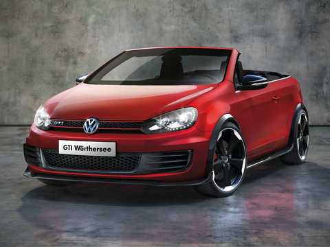 Front/Side  of Volkswagen Golf GTI Cabriolet 2.0 TSI DSG Sequential, 213hp, 2011 