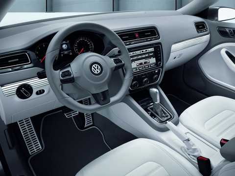 Interior of Volkswagen New Compact Coupé 1.4 TSI + 1.1 kWh DSG Sequential, 150hp, 2010 
