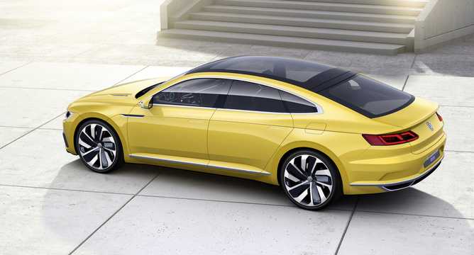 Back/Side of Volkswagen Sport Coupé Concept GTE 3.0 V6 TSI Hybrid 4Motion Automatic, 380hp, 2015 