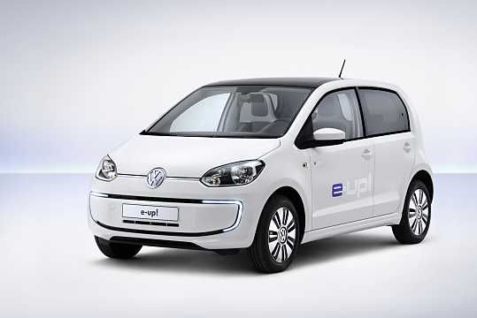 Front/Side  of Volkswagen e-up!, 82hp, 2015 