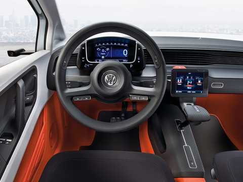 Interior of Volkswagen up! Lite 0.8 TDI  DCT, 65hp, 2009 