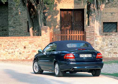 Back/Side of Volvo C70 Cabriolet 2.5 T Automatic, 193hp, 1999 