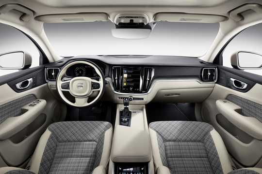 Interior of Volvo V60 2019 