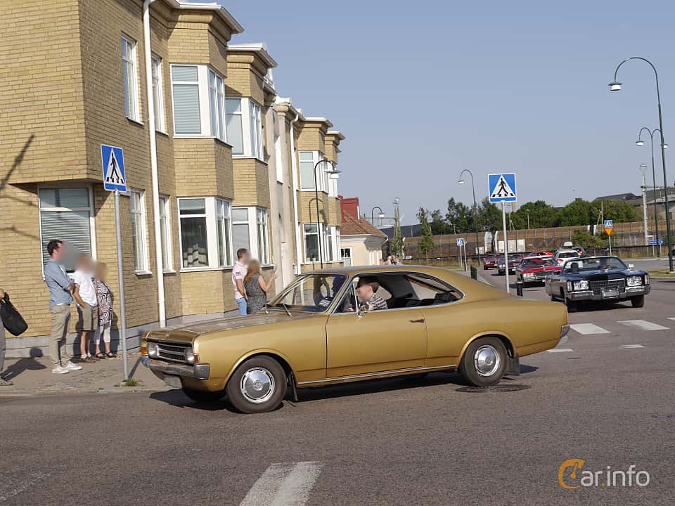 Opel Rekord Coupé 1.9 S Manuell, 3-trinn, 90hk, 1970