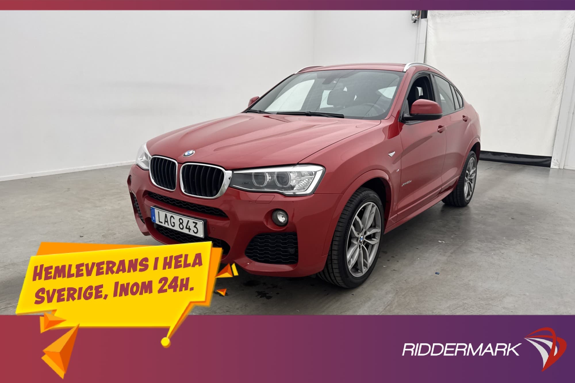 BMW X4 xDrive20d Steptronic, 8-trinn, 190hk, 2015