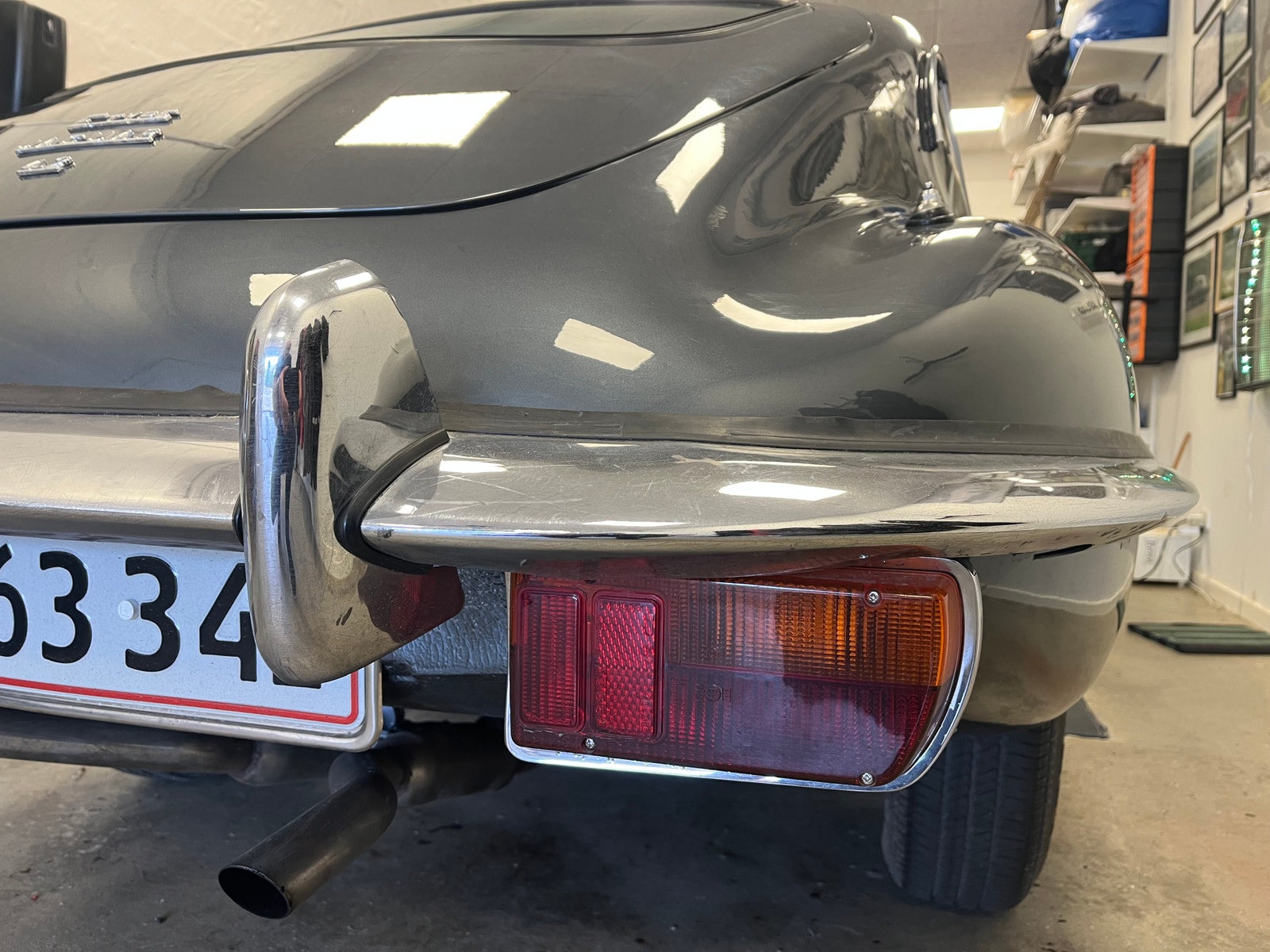 Jaguar E-Type 2+2 4.2 XK Manuell, 4-trinn, 269hk, 1969