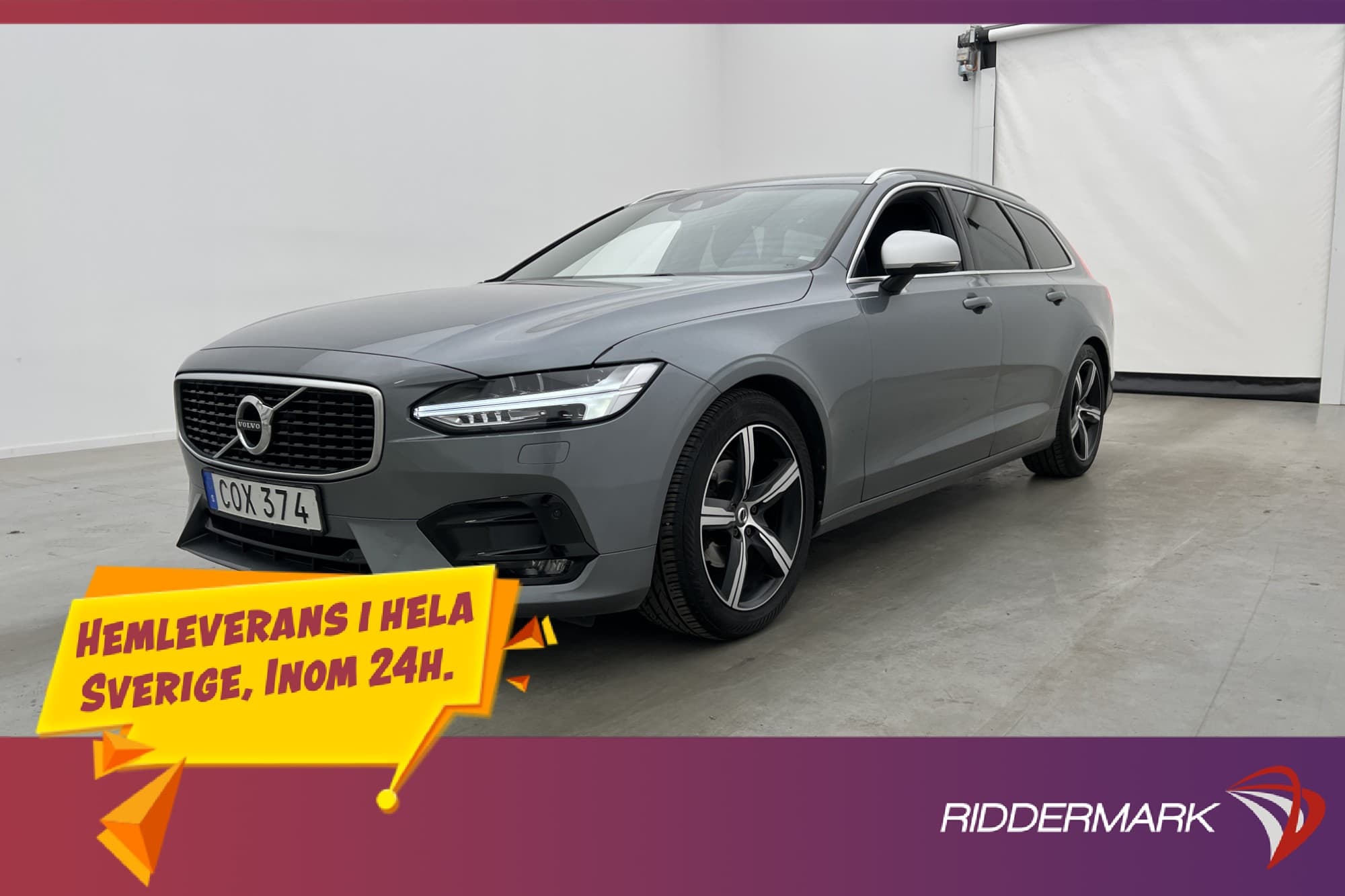 Volvo V90 D4 Geartronic, 8-trinn, 190hk, 2018