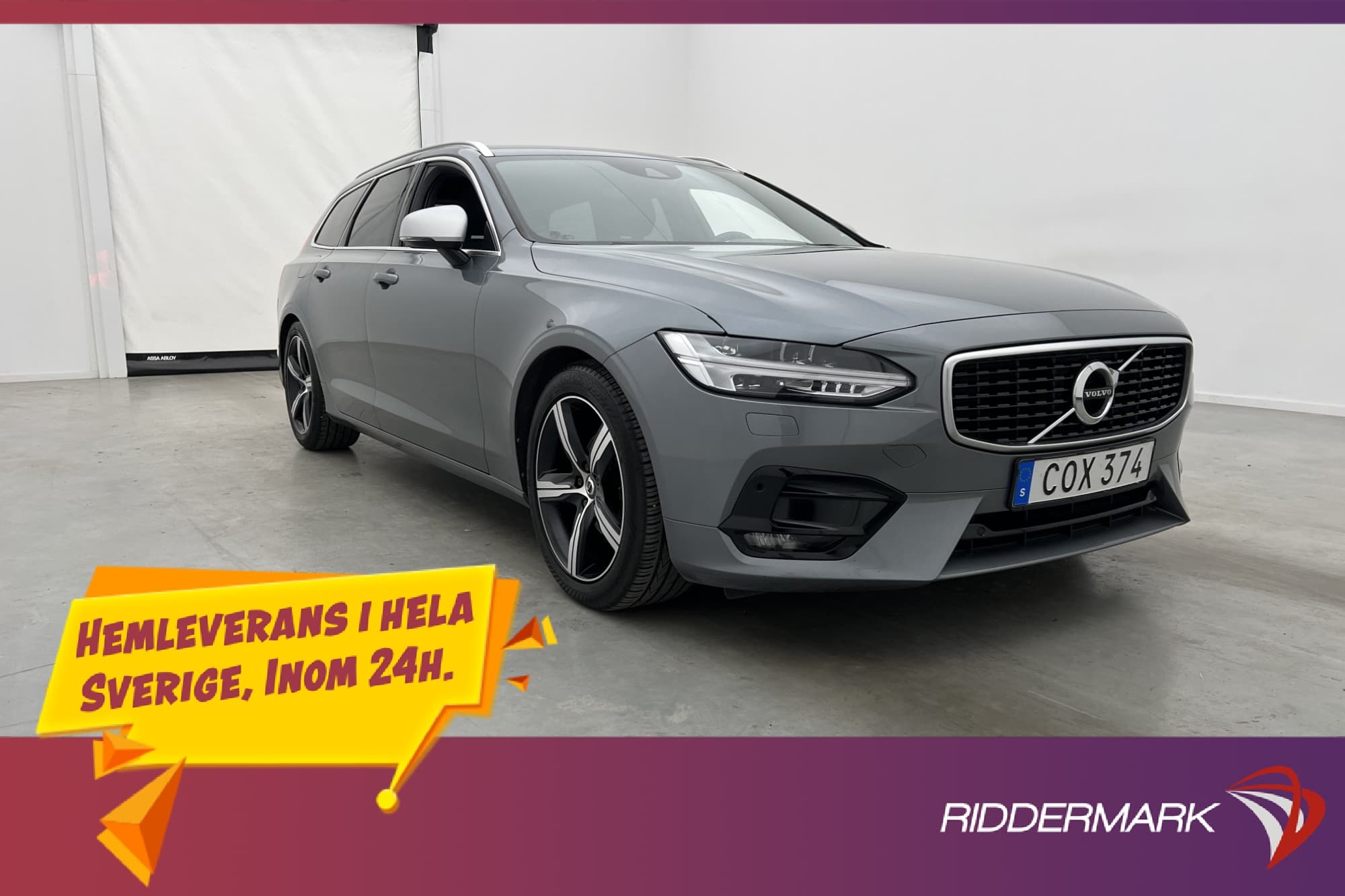 Volvo V90 D4 Geartronic, 8-trinn, 190hk, 2018