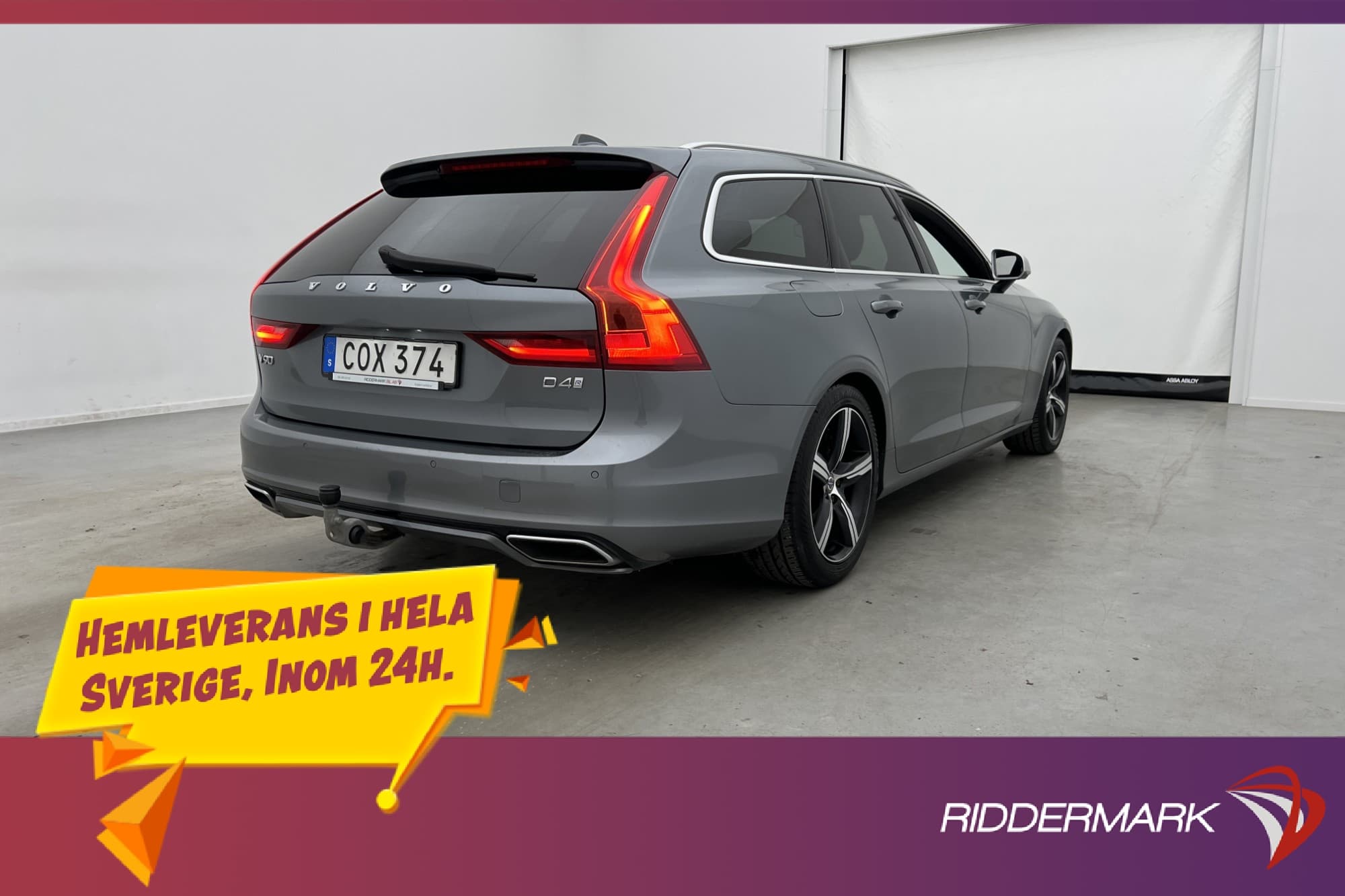 Volvo V90 D4 Geartronic, 8-trinn, 190hk, 2018