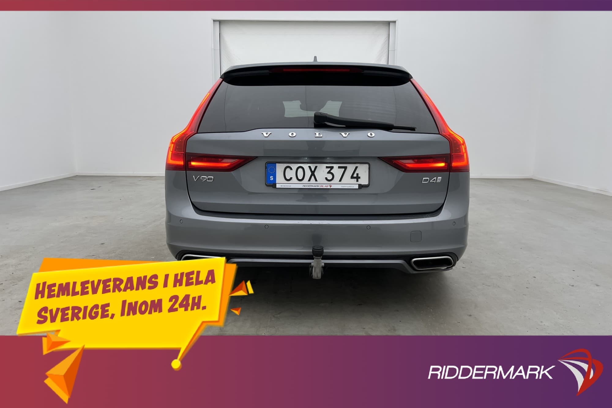 Volvo V90 D4 Geartronic, 8-trinn, 190hk, 2018