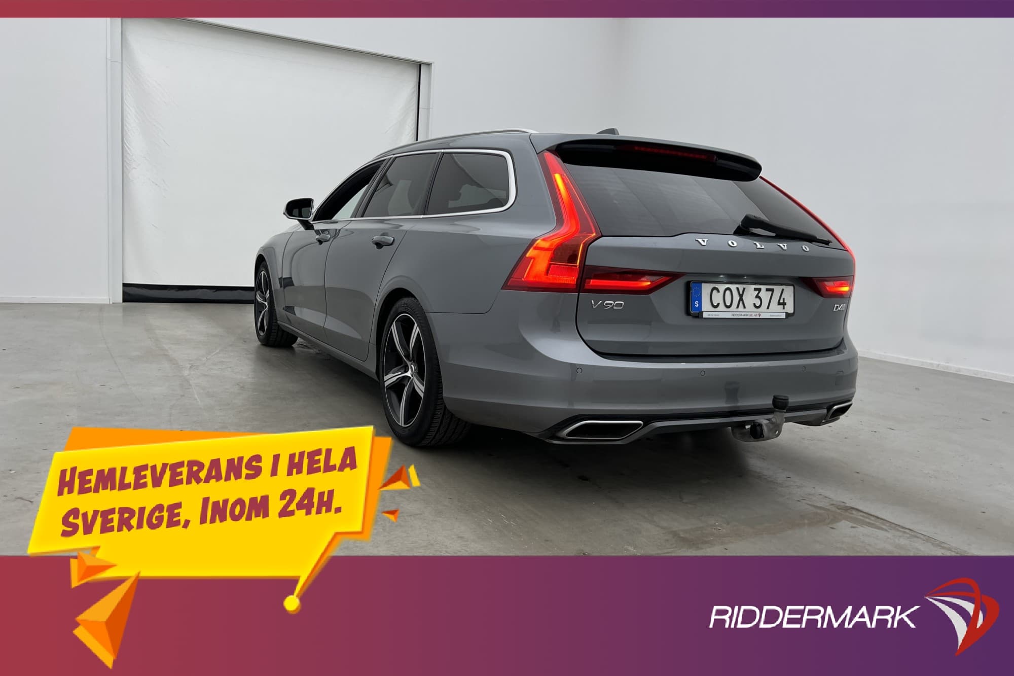 Volvo V90 D4 Geartronic, 8-trinn, 190hk, 2018