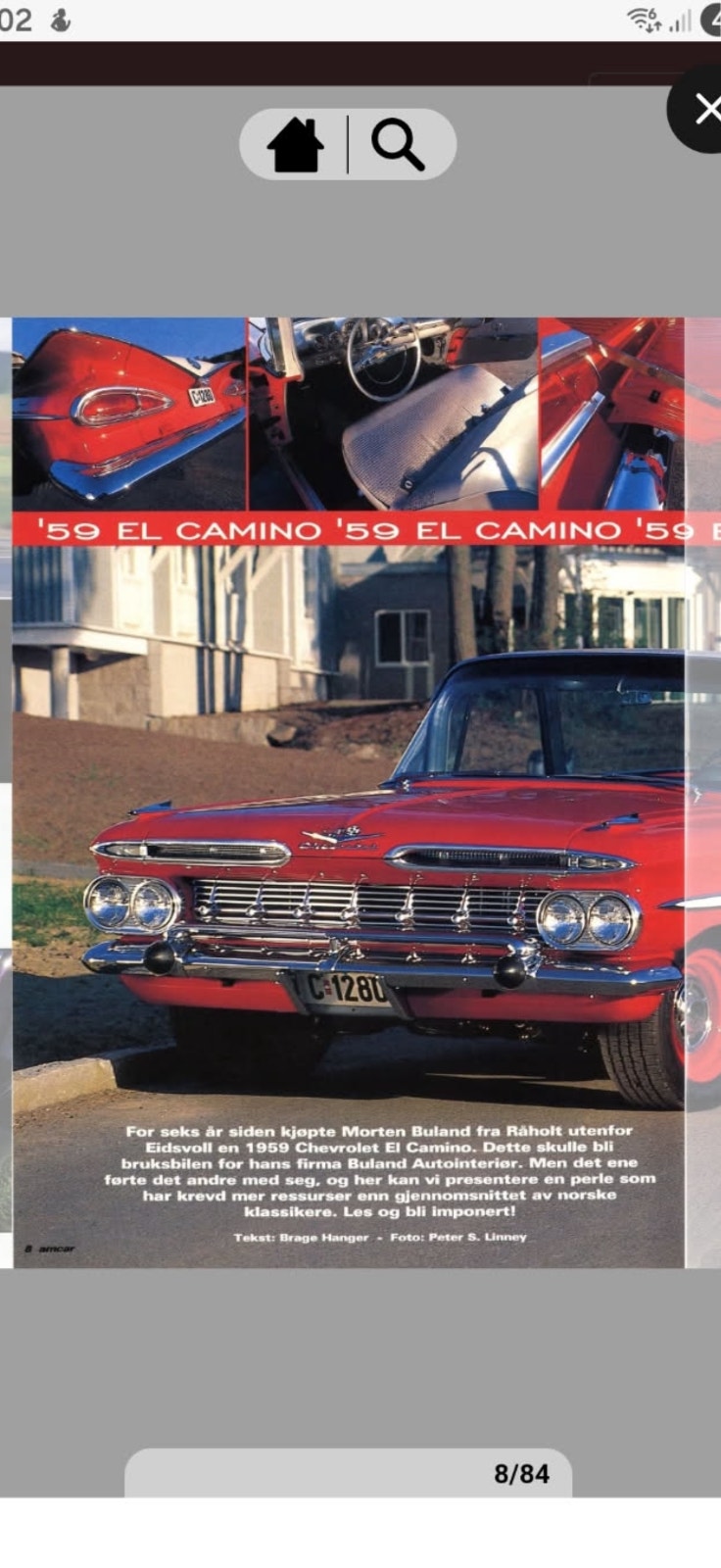 Chevrolet El Camino 4.6 V8 Powerglide, 233hk, 1959