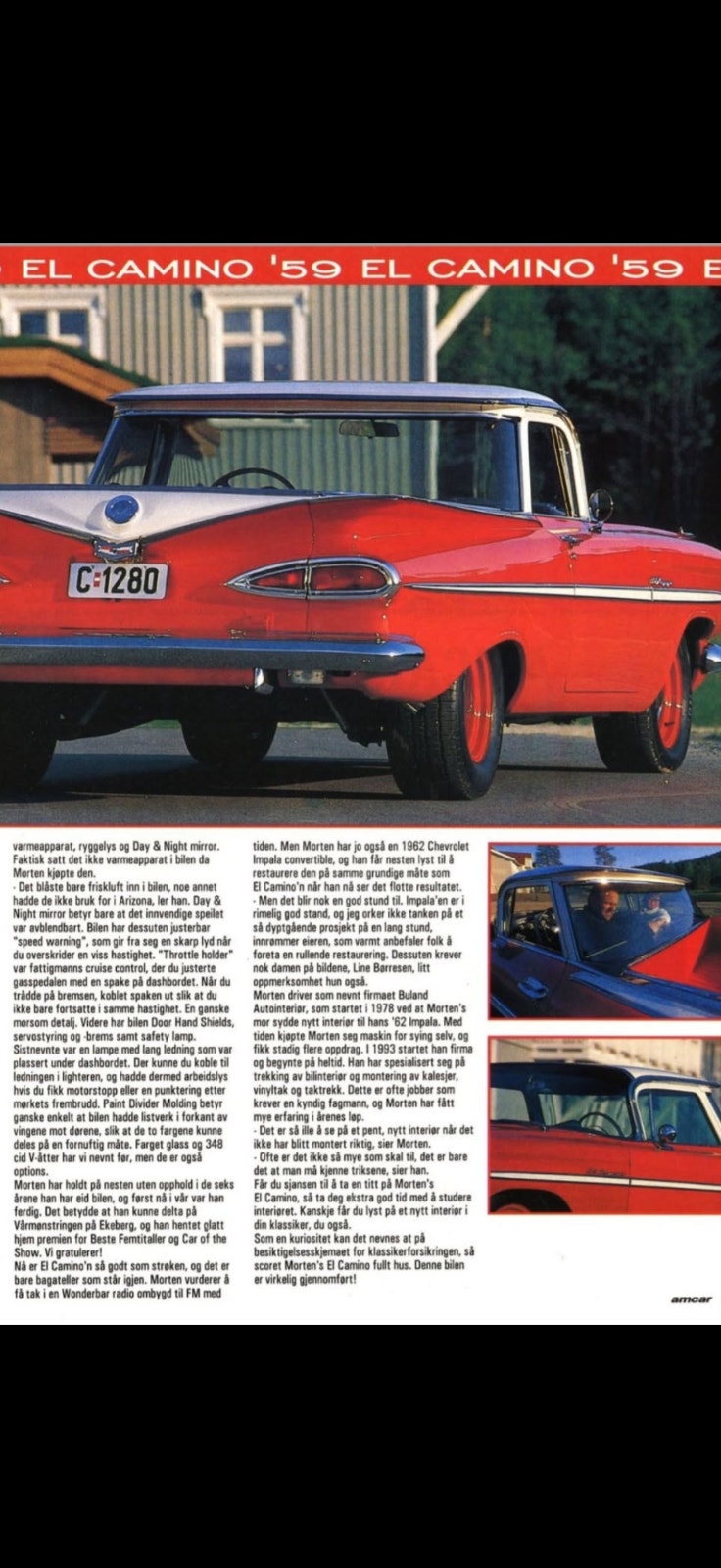 Chevrolet El Camino 4.6 V8 Powerglide, 233hk, 1959