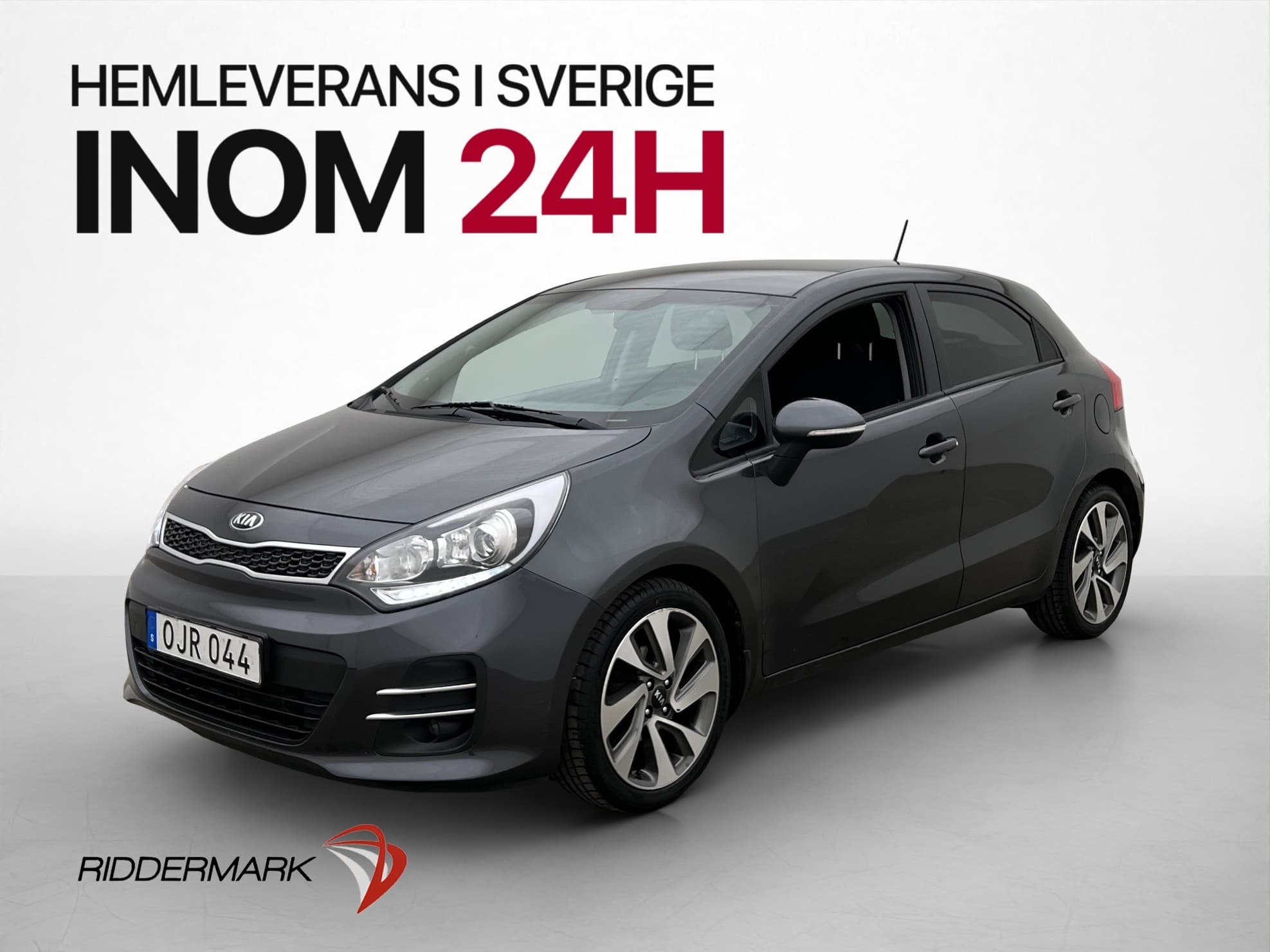 Kia Rio 5-door 1.2 CVVT Manual, 5-trins, 84ps, 2016