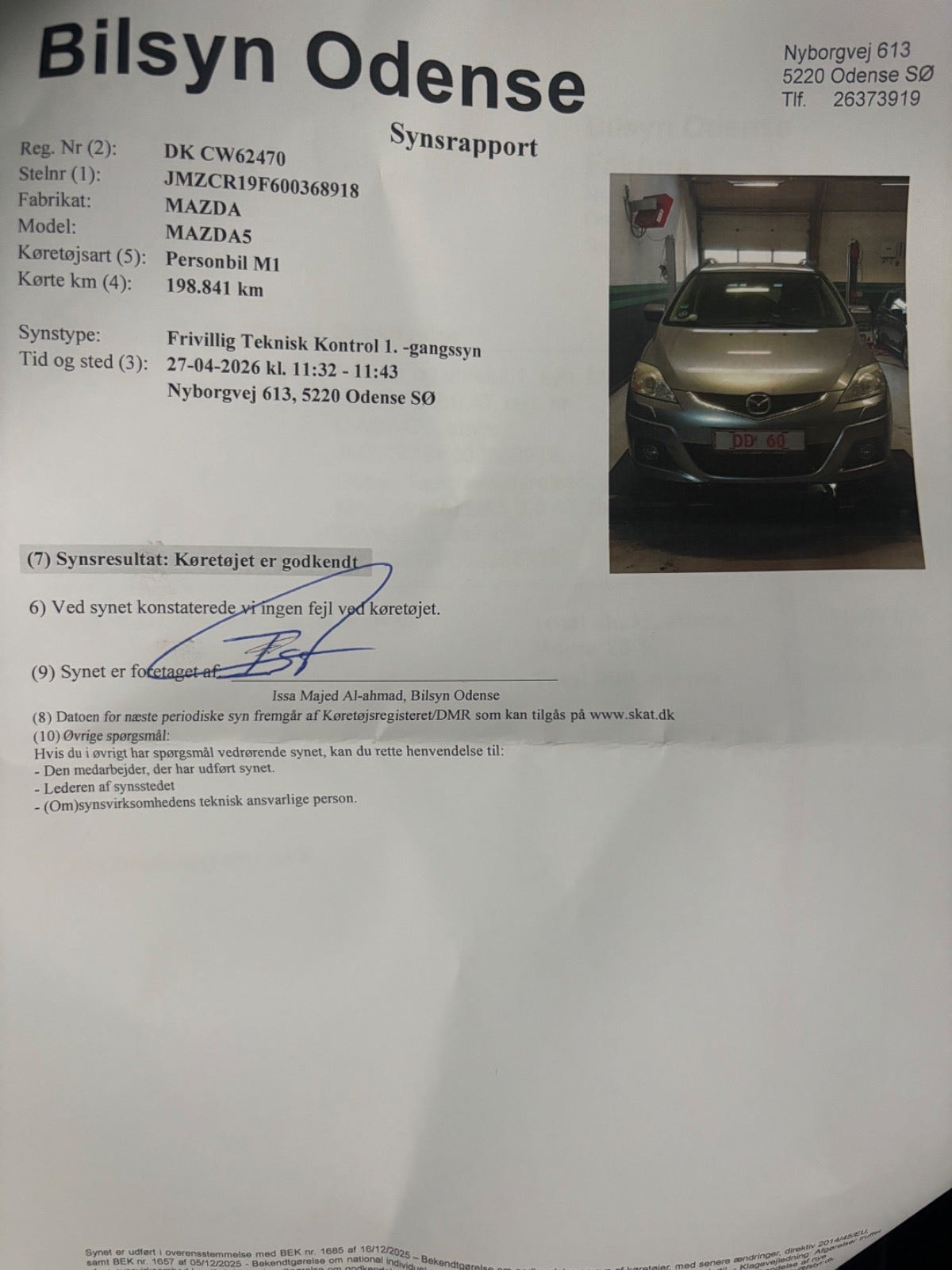 Mazda 5 2.0 MZR Manuell, 6-trinn, 145hk, 2010