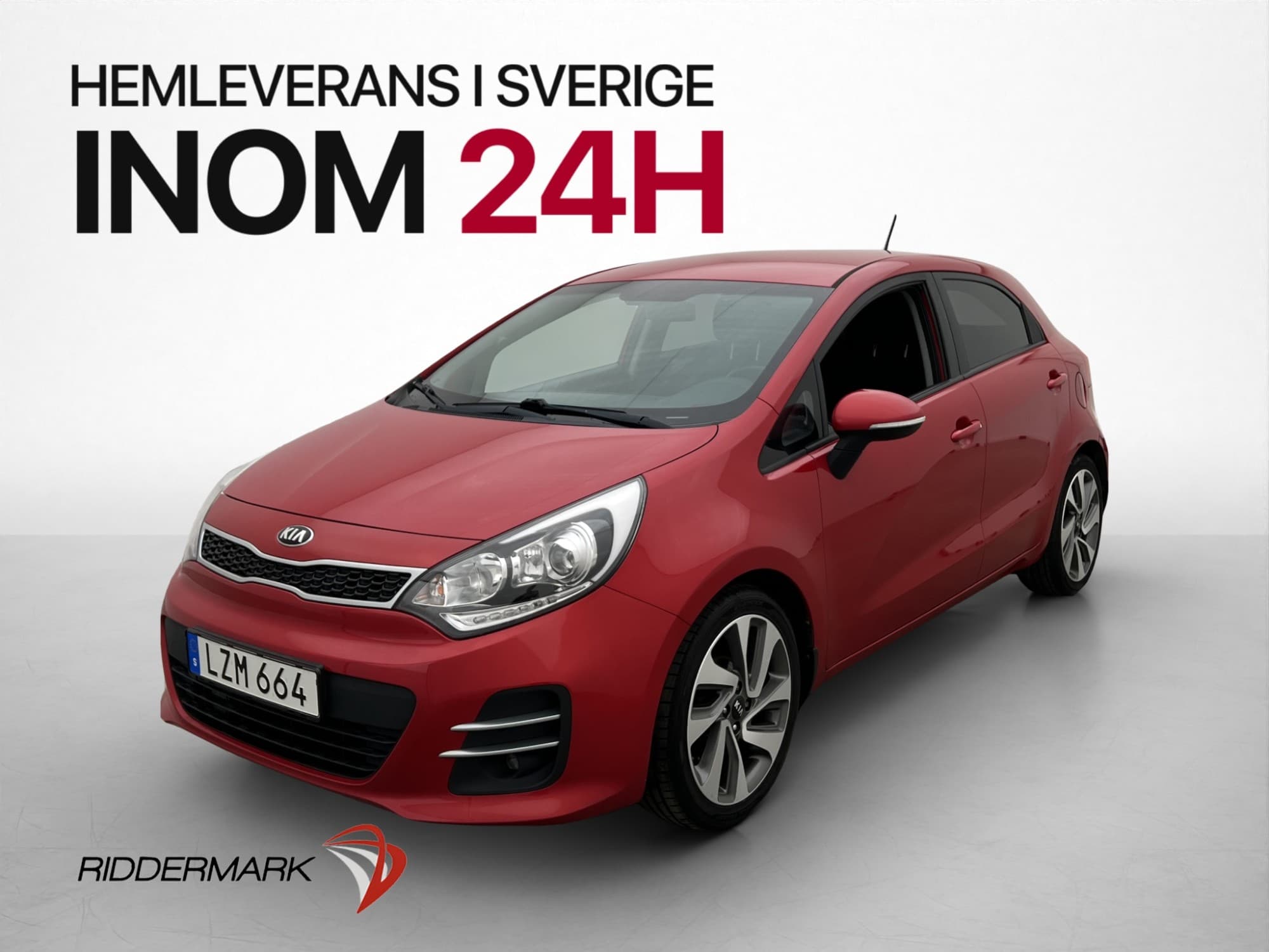 Kia Rio 5-door 1.2 CVVT Manual, 5-trins, 84ps, 2016