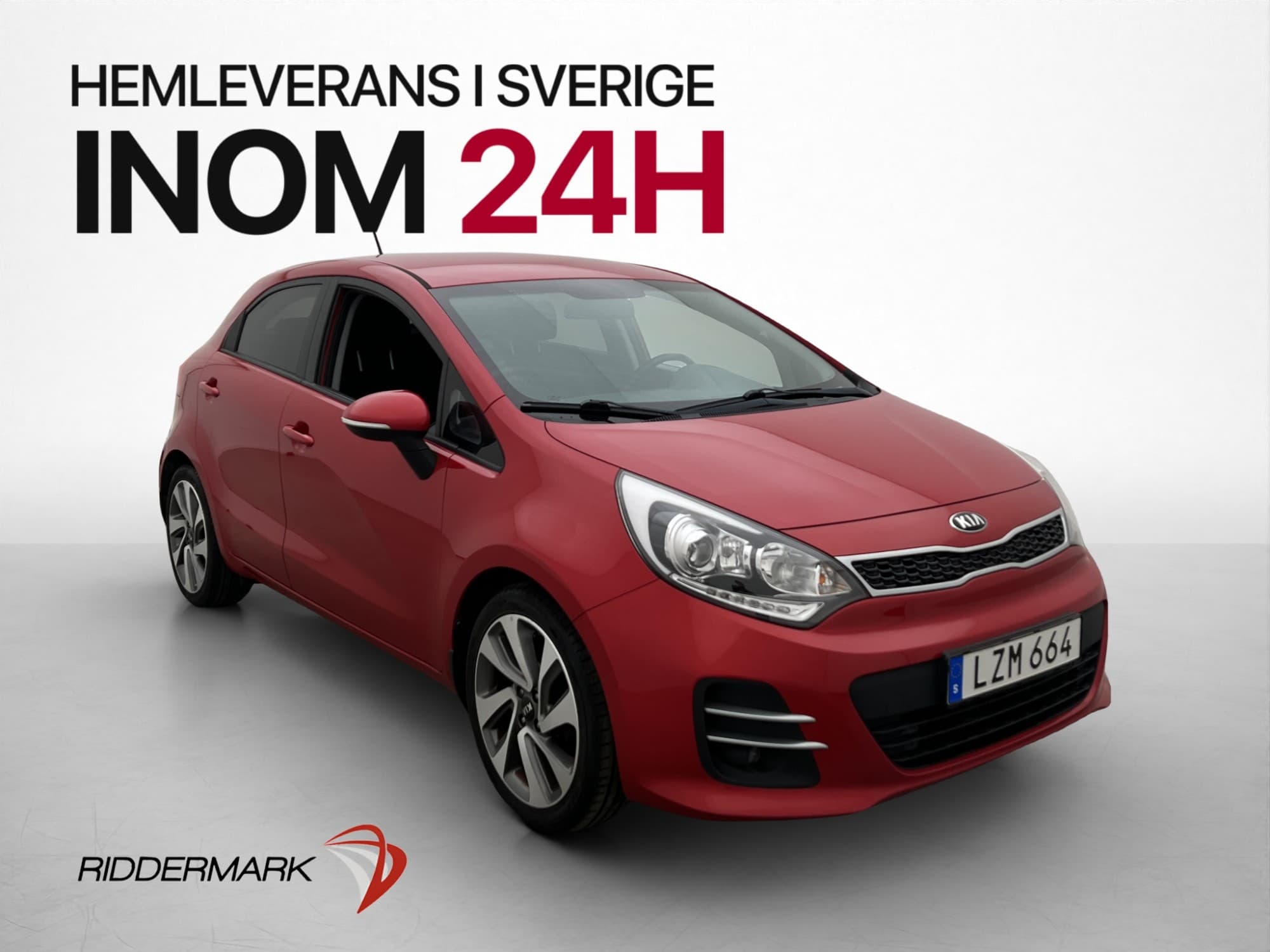 Kia Rio 5-door 1.2 CVVT Manual, 5-trins, 84ps, 2016