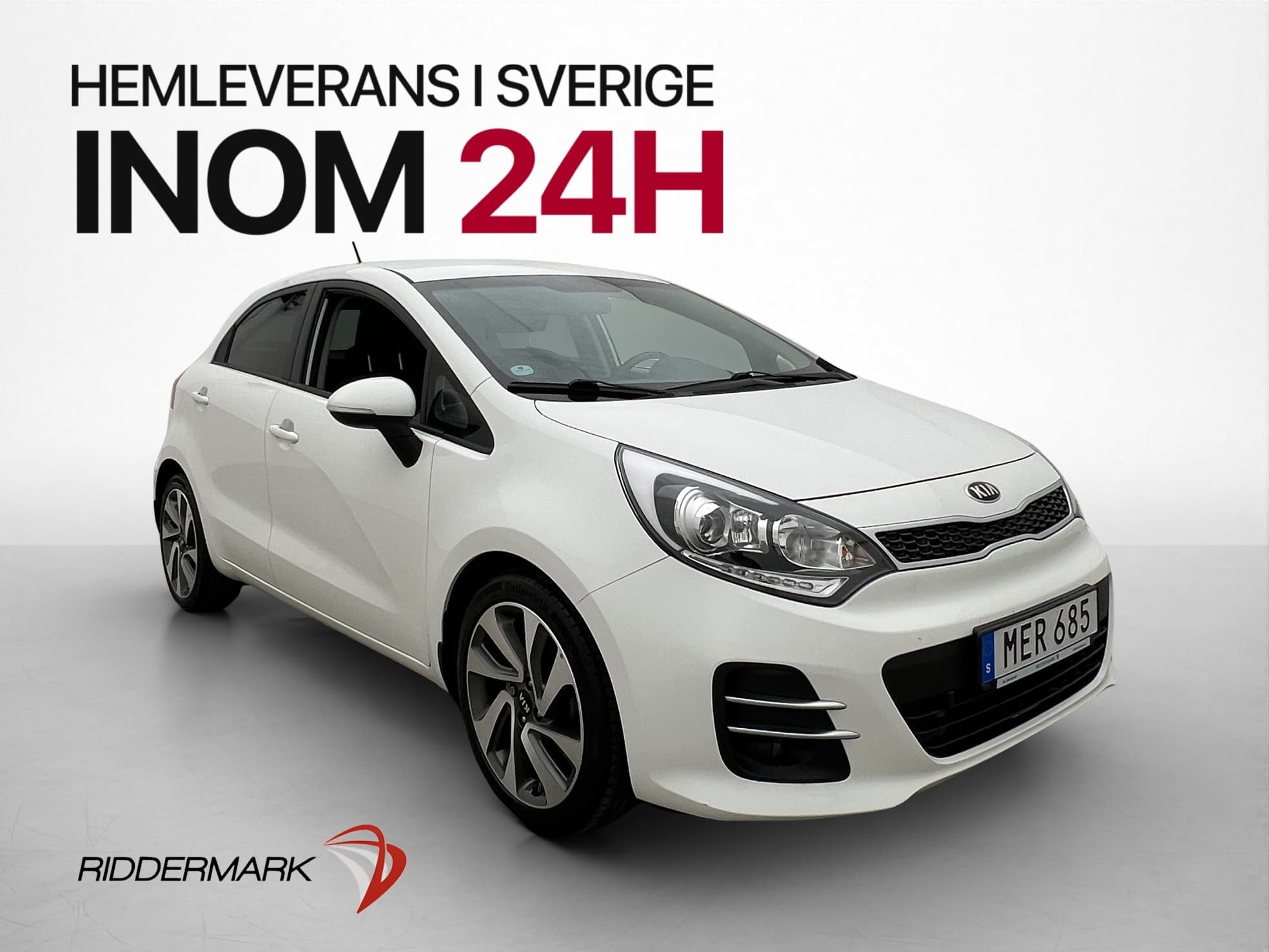 Kia Rio 5-door 1.2 CVVT Manual, 5-trins, 84ps, 2016