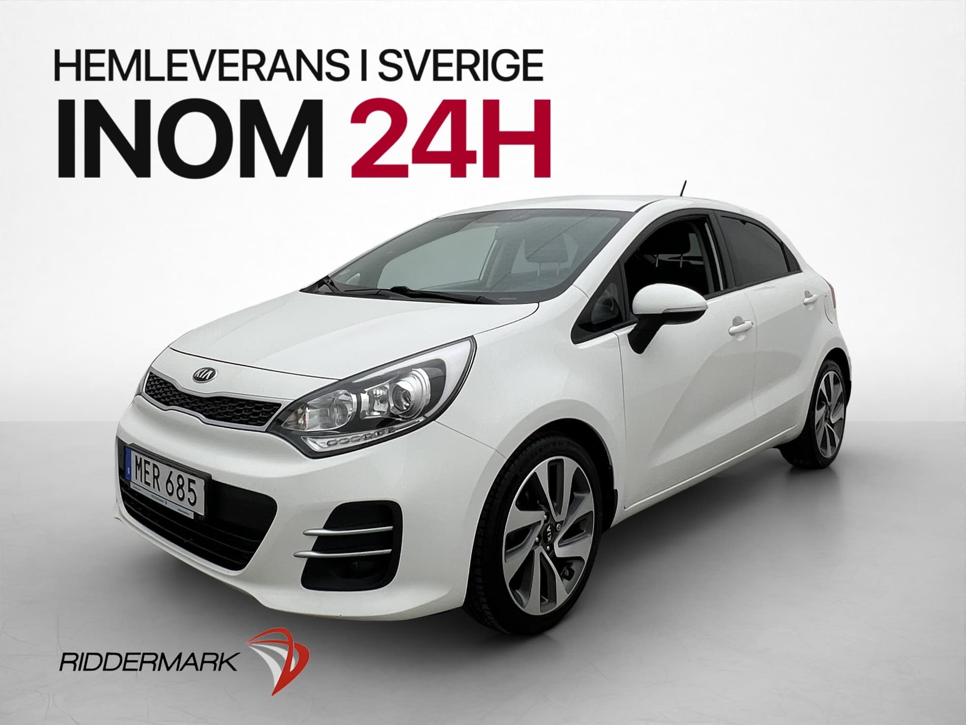Kia Rio 5-door 1.2 CVVT Manual, 5-trins, 84ps, 2016