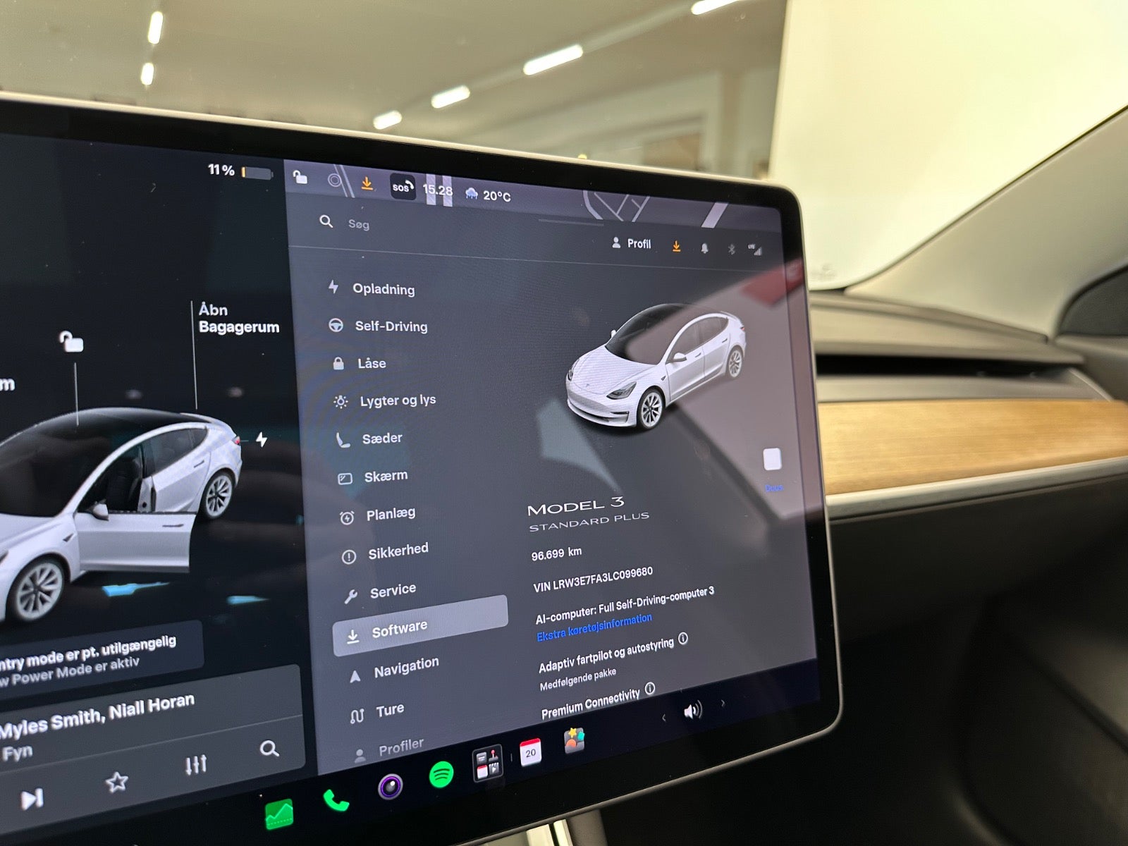 Tesla Model 3 Standard Range Plus, 325hk, 2020