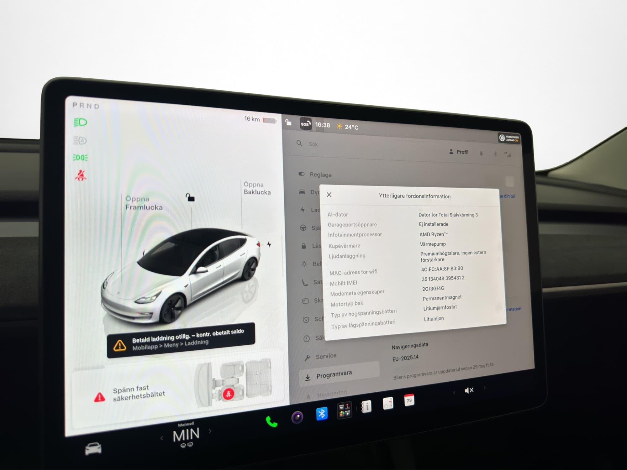 Tesla Model 3 Standard Range, 283ps, 2023