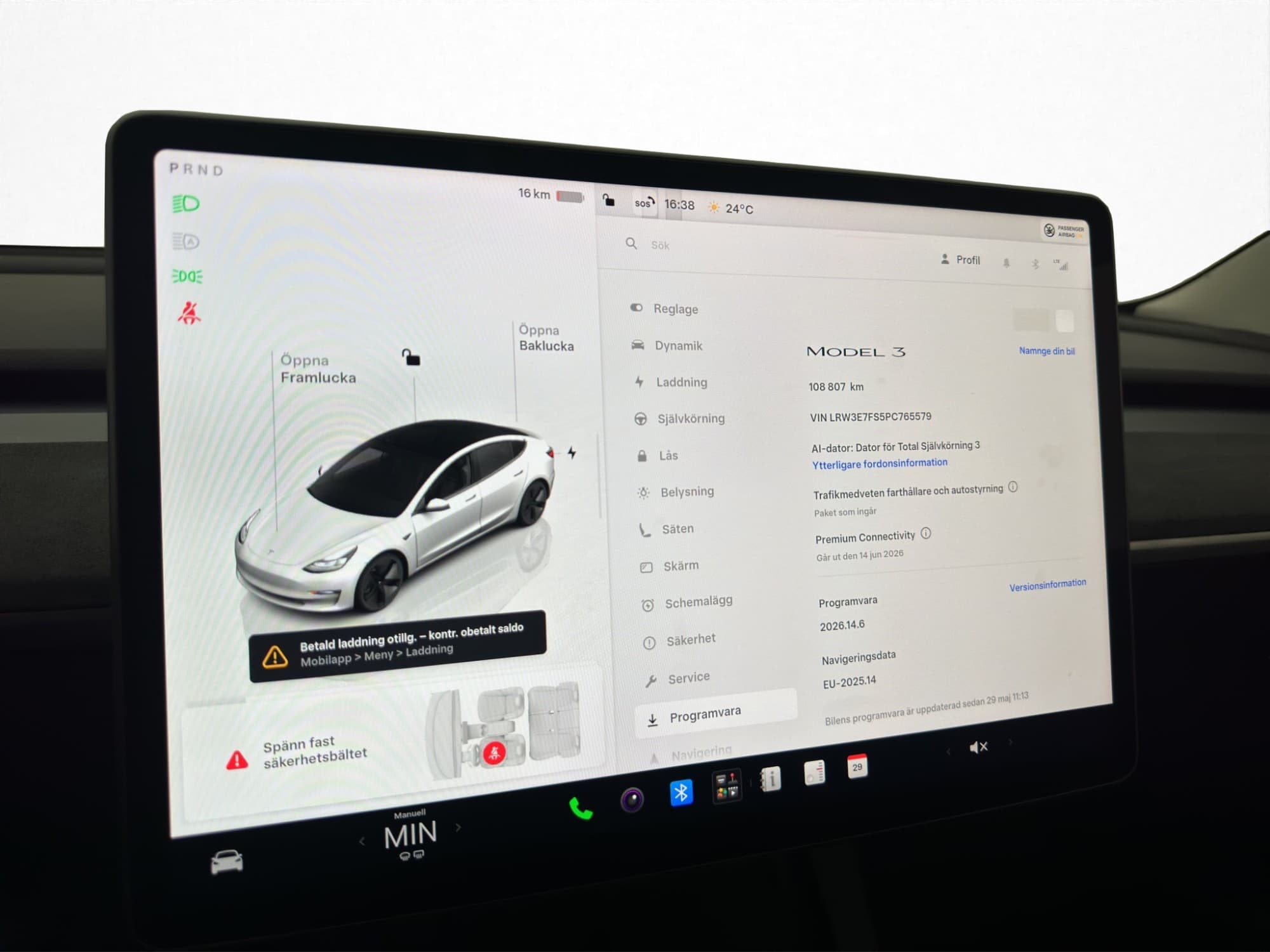 Tesla Model 3 Standard Range, 283ps, 2023