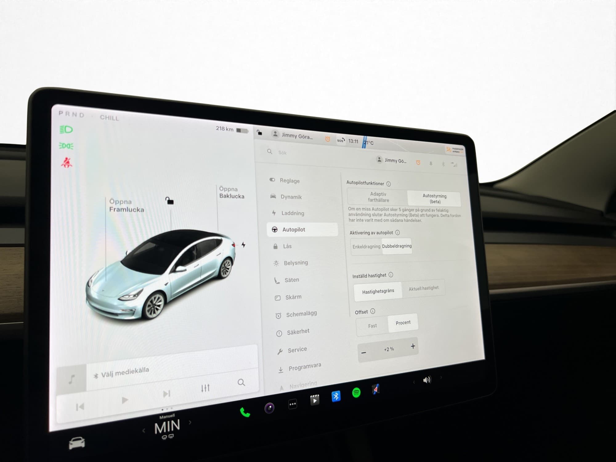 Tesla Model 3 Long Range AWD, 498ps, 2021