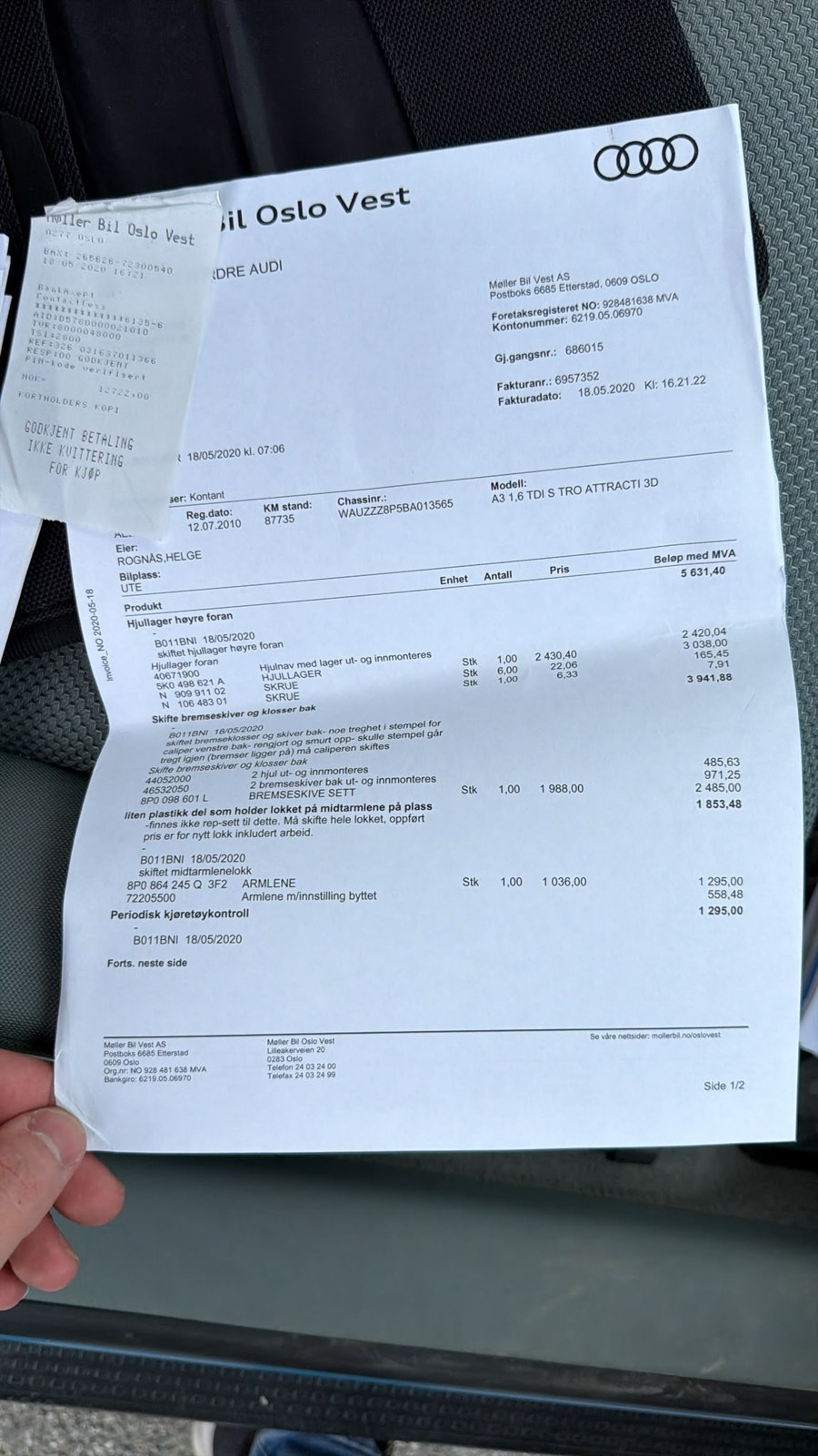 Audi A3 1.6 TDI  S Tronic, 105hp, 2011