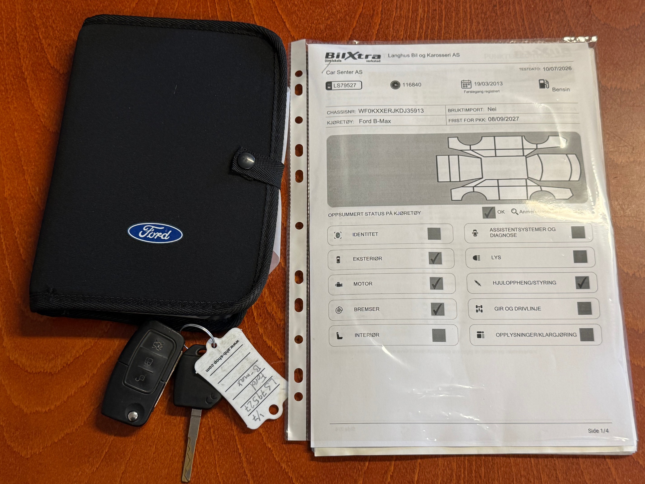 Ford B-Max 1.0 EcoBoost Manual, 100hp, 2013