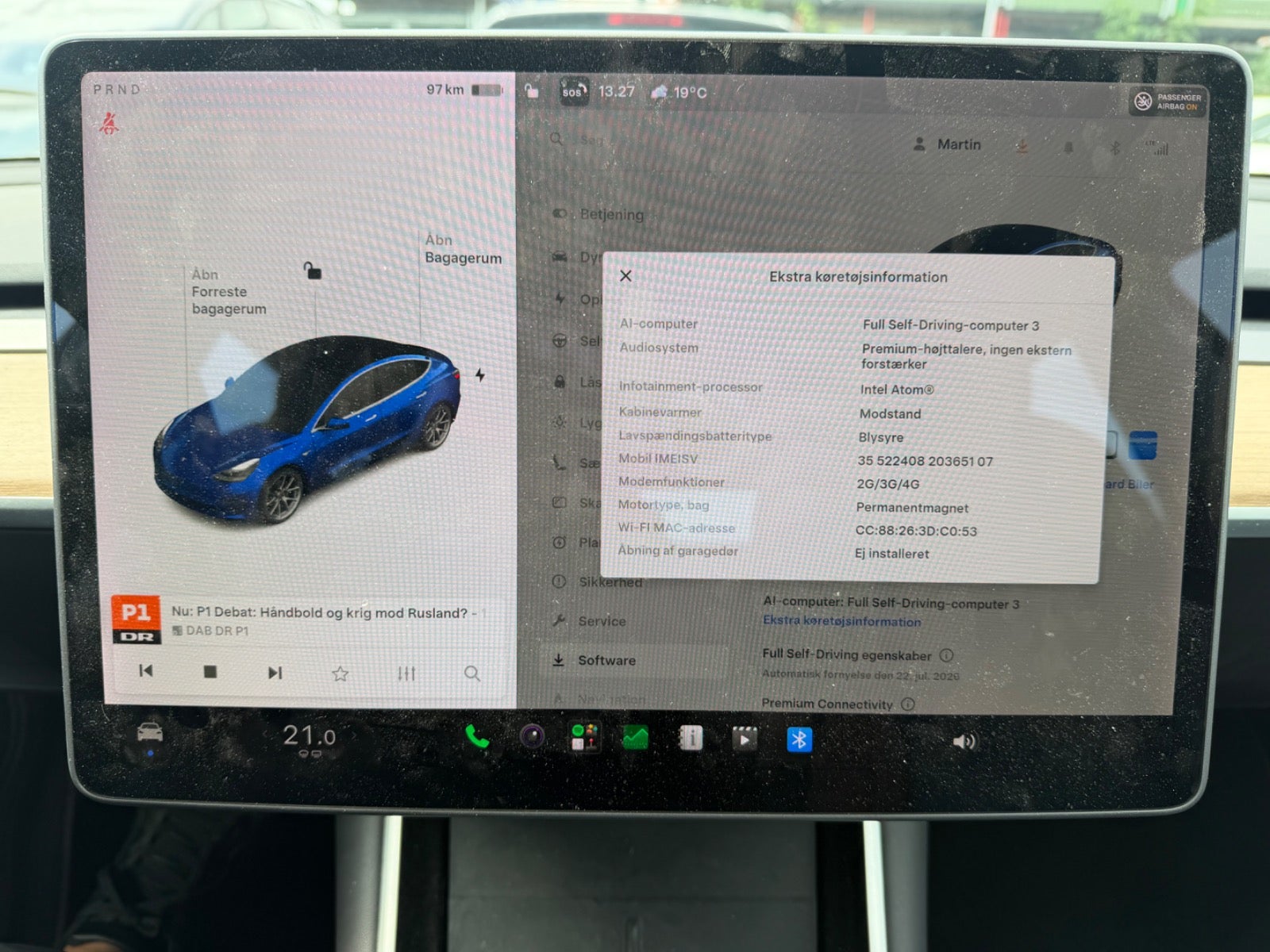 Tesla Model 3 Standard Range Plus, 325hk, 2020