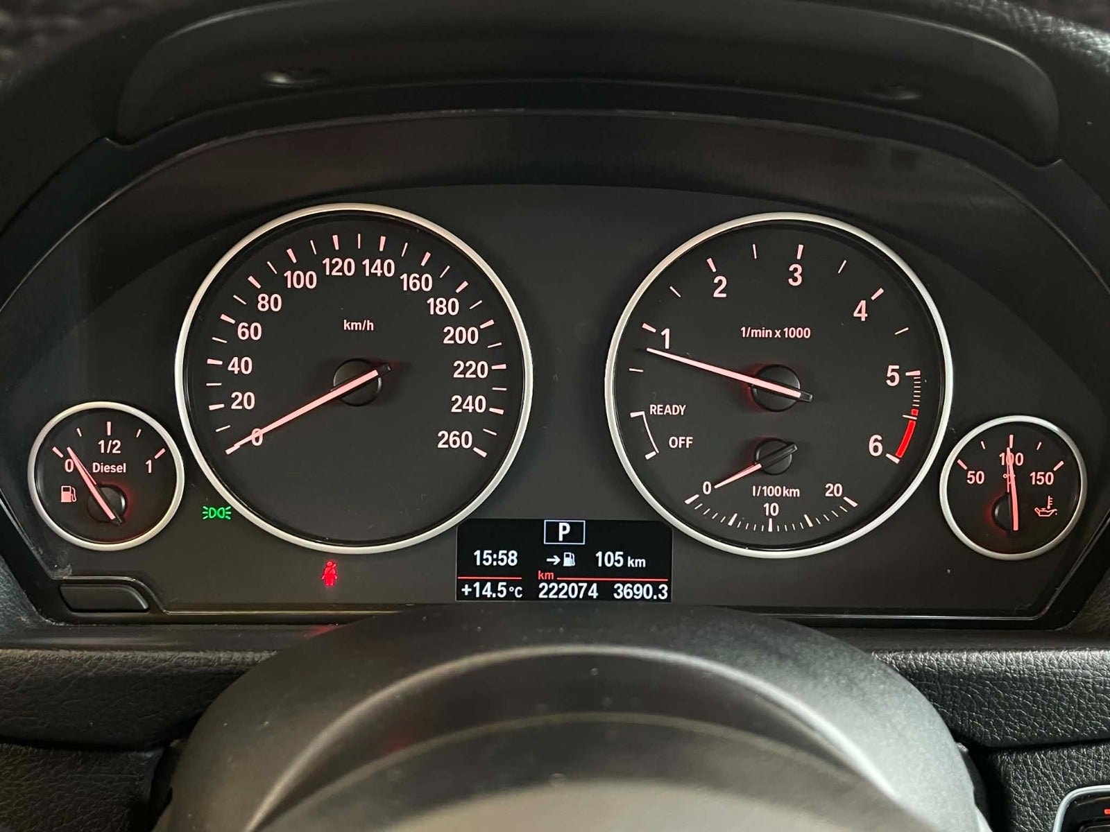 BMW 320d Touring Steptronic, 8-trins, 190ps, 2018
