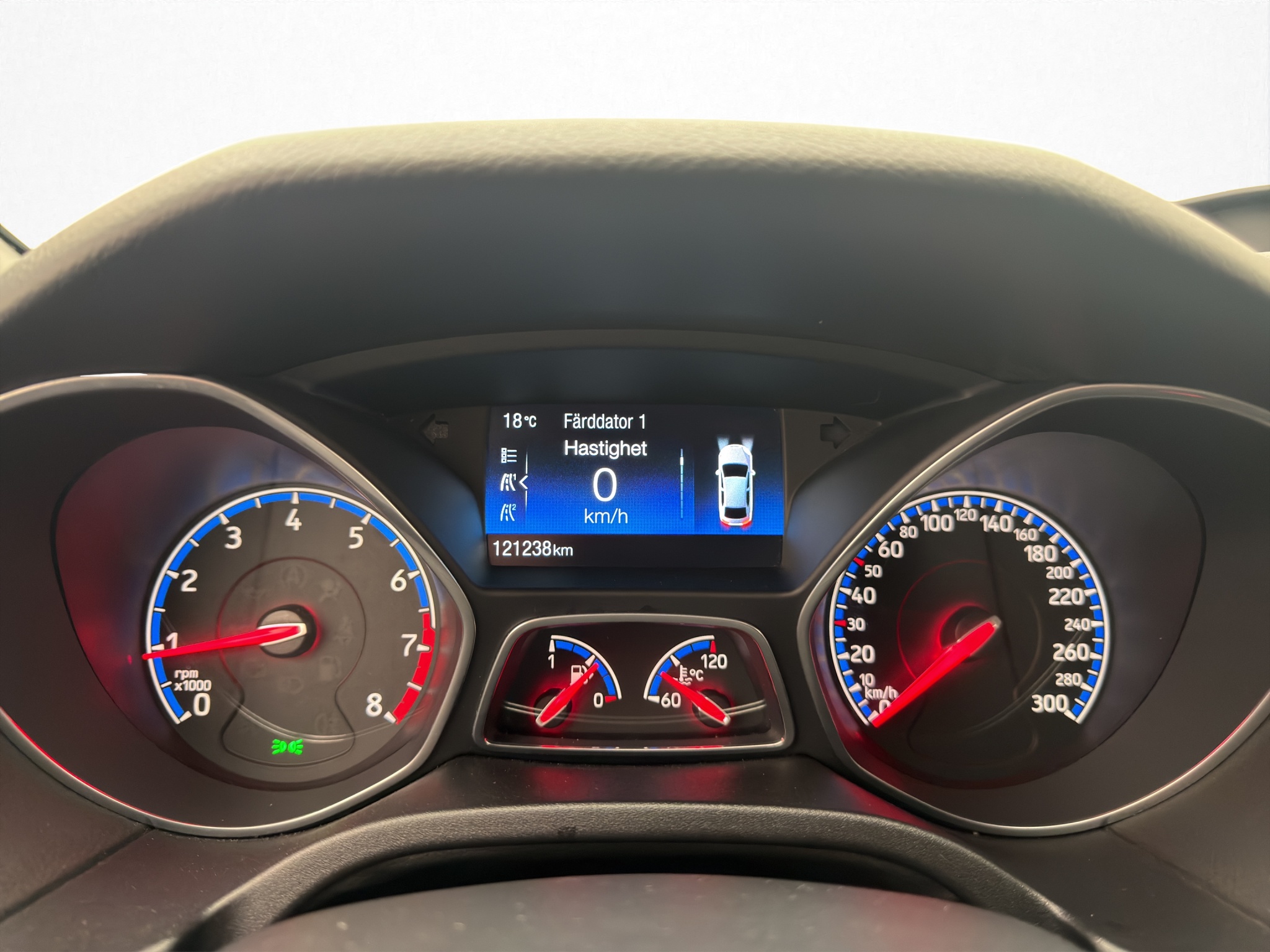 Ford Focus RS Manuell, 6-trinn, 350hk, 2018