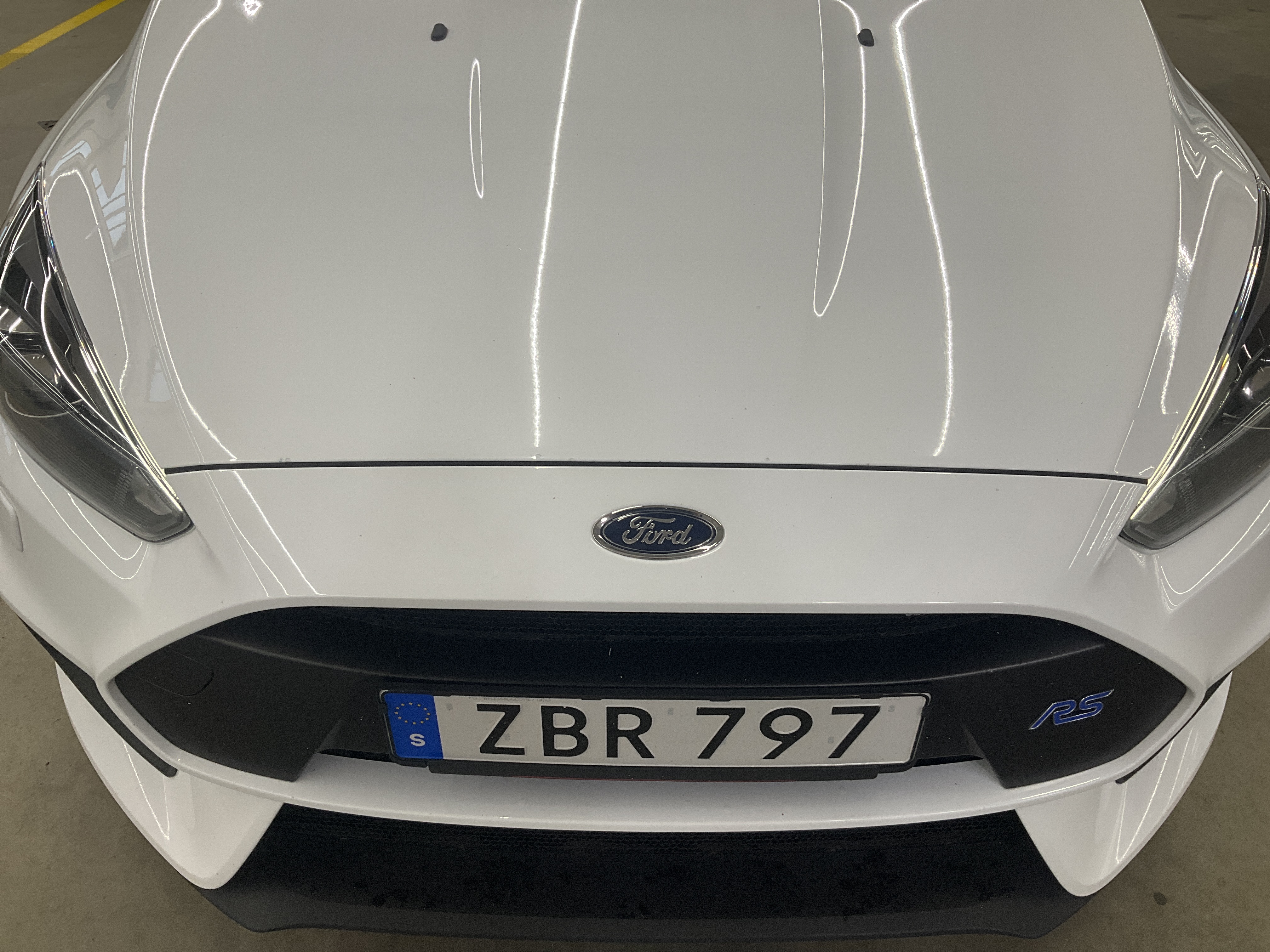 Ford Focus RS Manuell, 6-trinn, 350hk, 2018