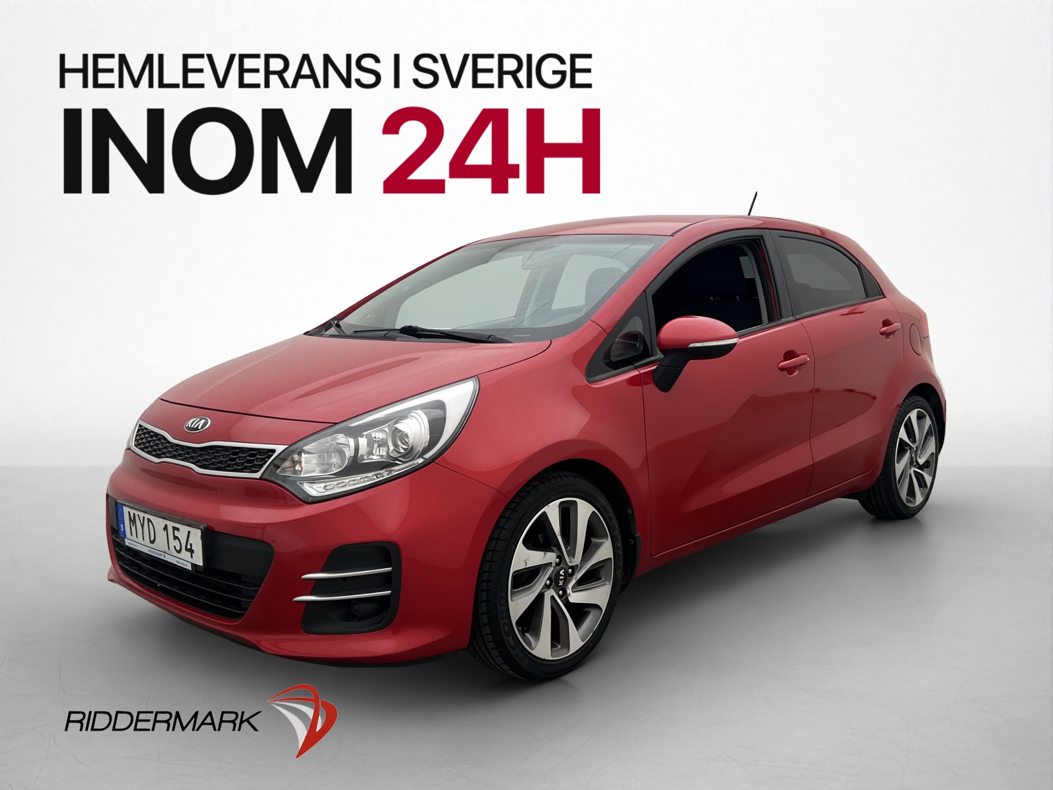 Kia Rio 5-door 1.2 CVVT Manual, 5-trins, 84ps, 2016