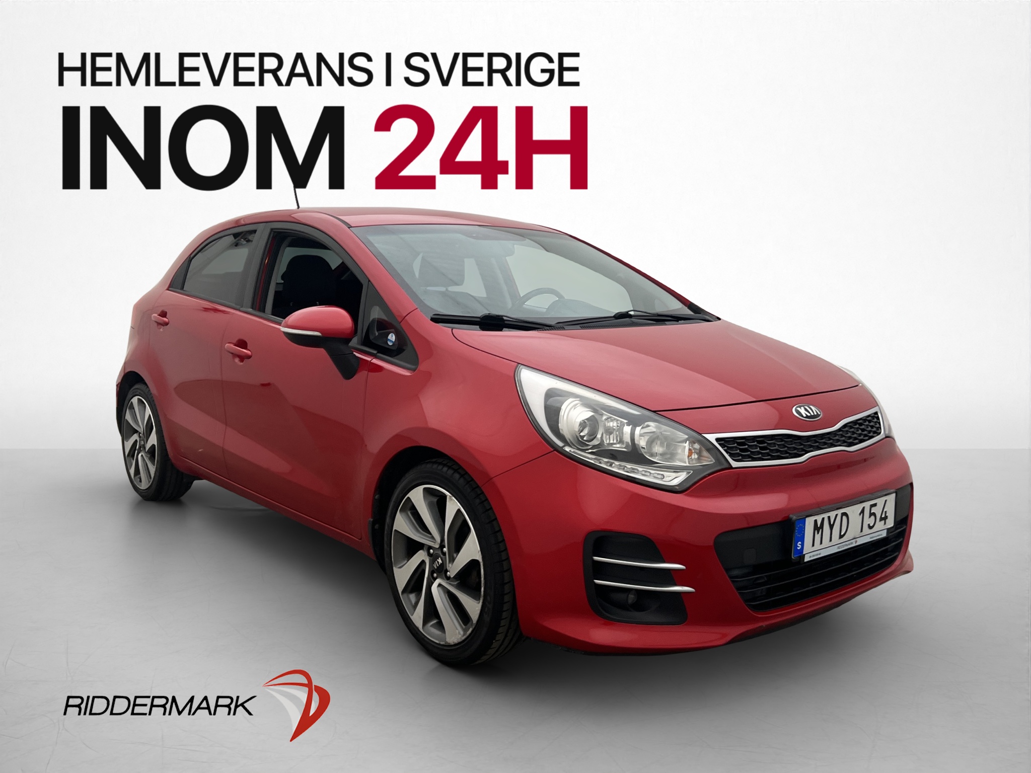 Kia Rio 5-door 1.2 CVVT Manual, 5-trins, 84ps, 2016