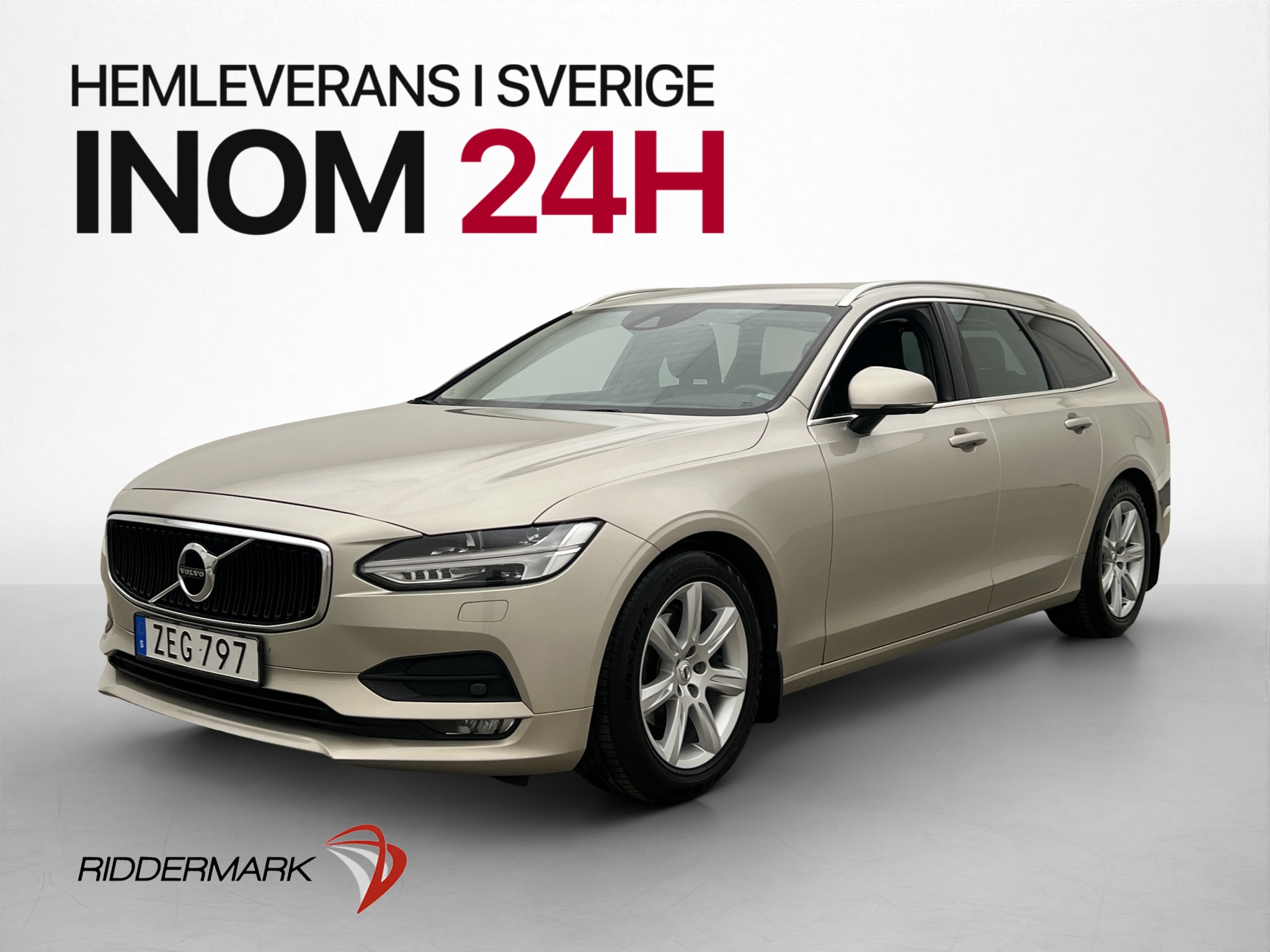 Volvo V90 D3 AWD Geartronic, 8-trinn, 150hk, 2018