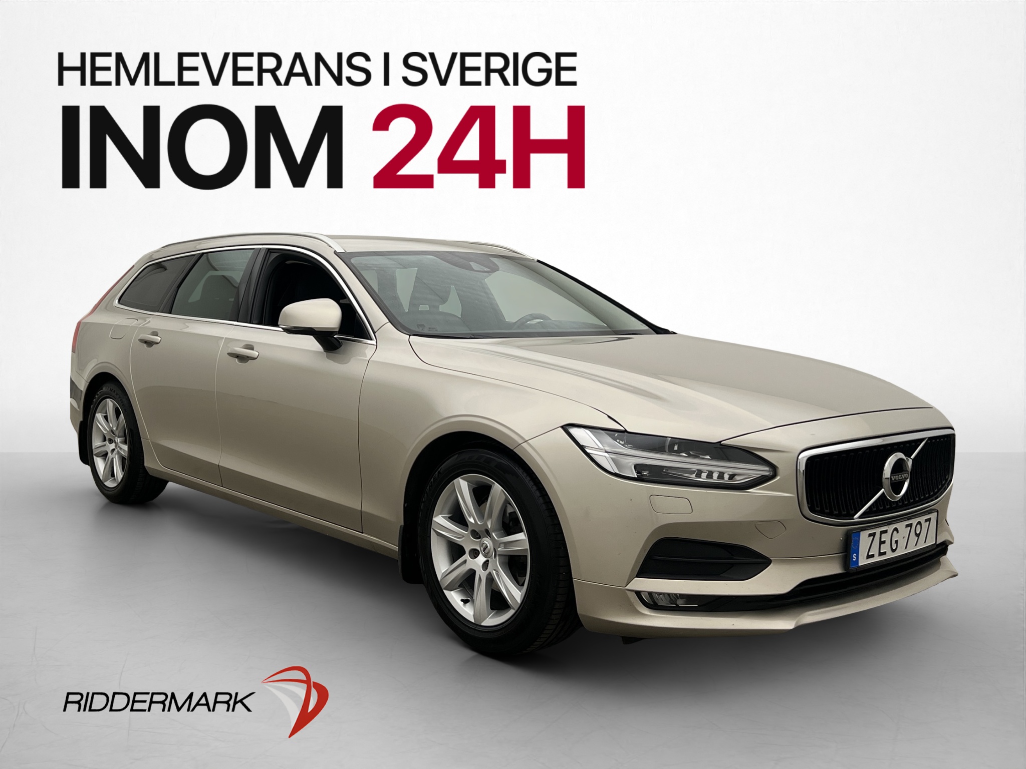 Volvo V90 D3 AWD Geartronic, 8-trinn, 150hk, 2018