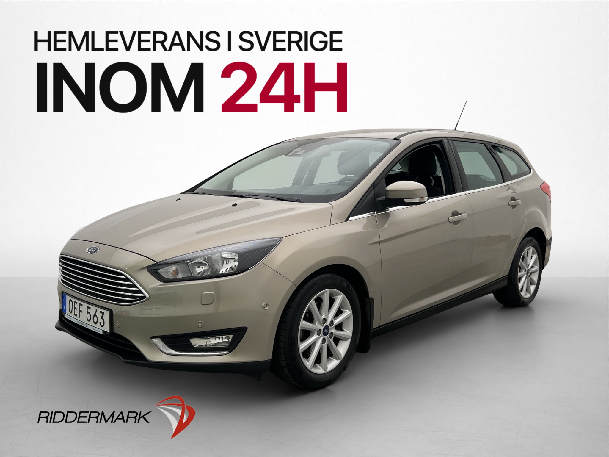 Ford Focus Combi 1.0 EcoBoost Manual, 6-trins, 125ps, 2017