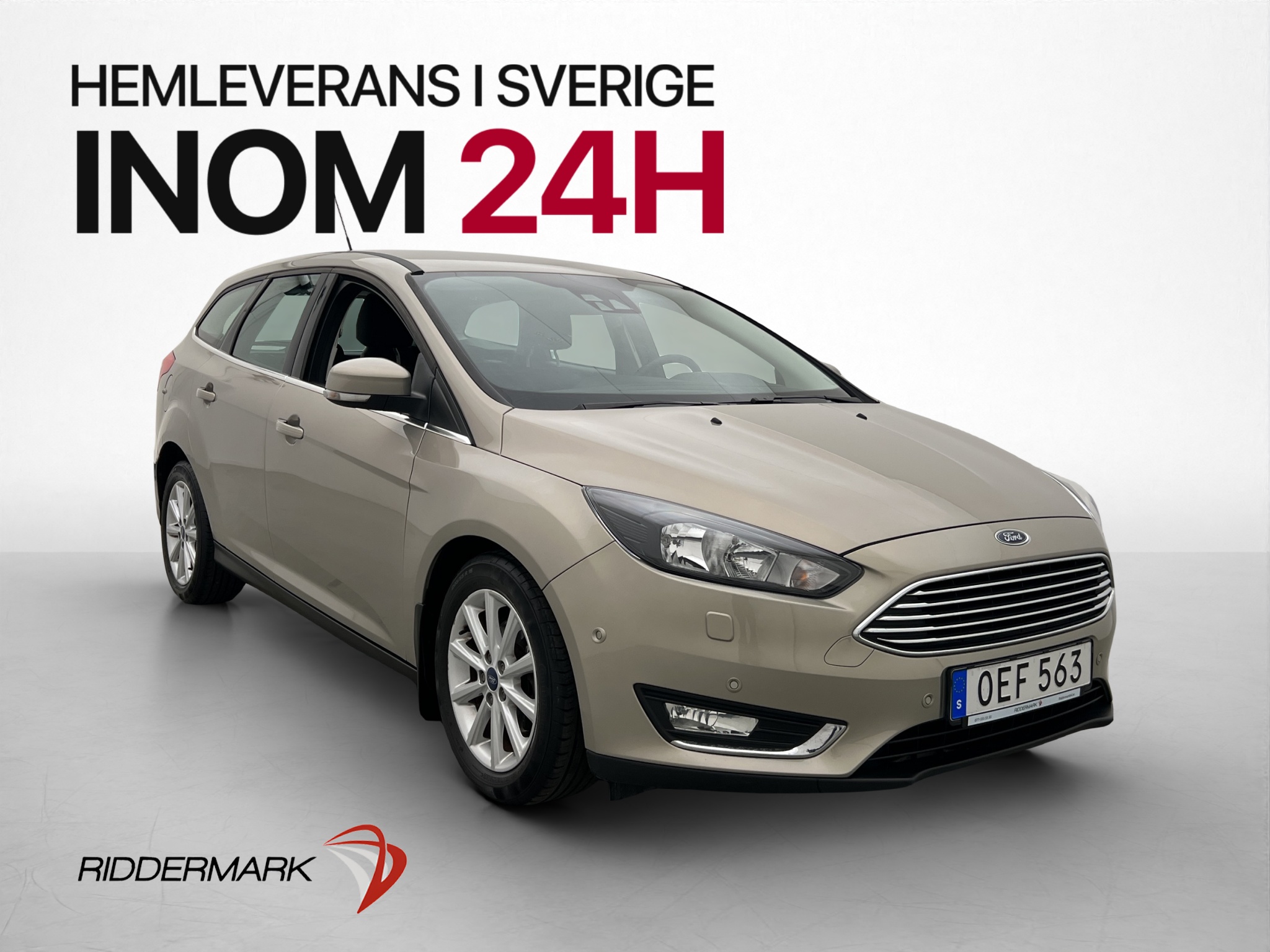 Ford Focus Combi 1.0 EcoBoost Manual, 6-trins, 125ps, 2017