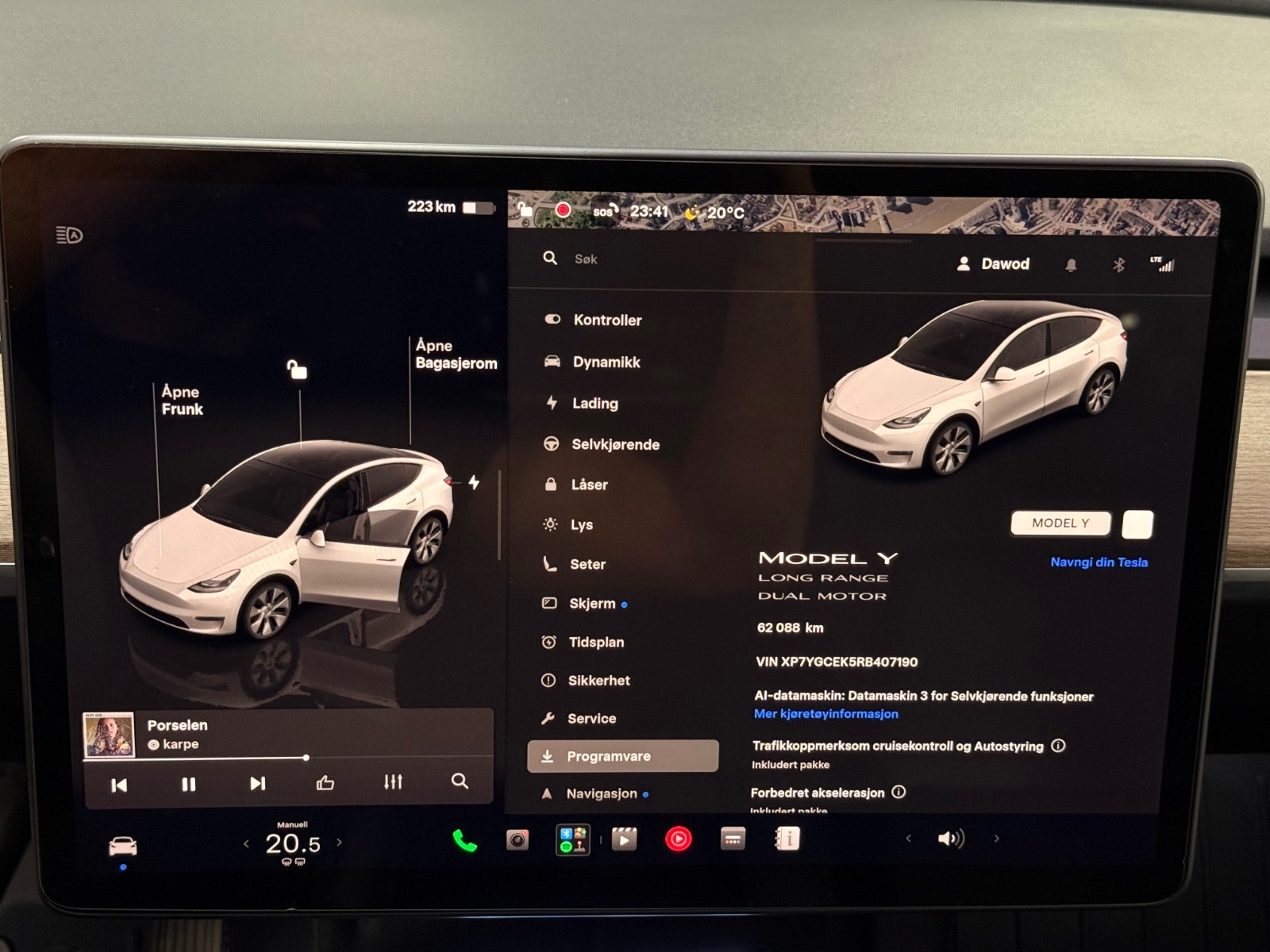 Tesla Model Y Long Range AWD, 514hp, 2024