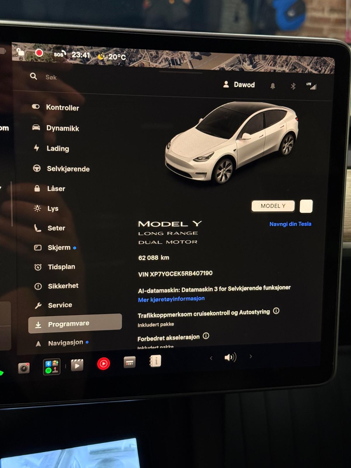 Tesla Model Y Long Range AWD, 514hp, 2024