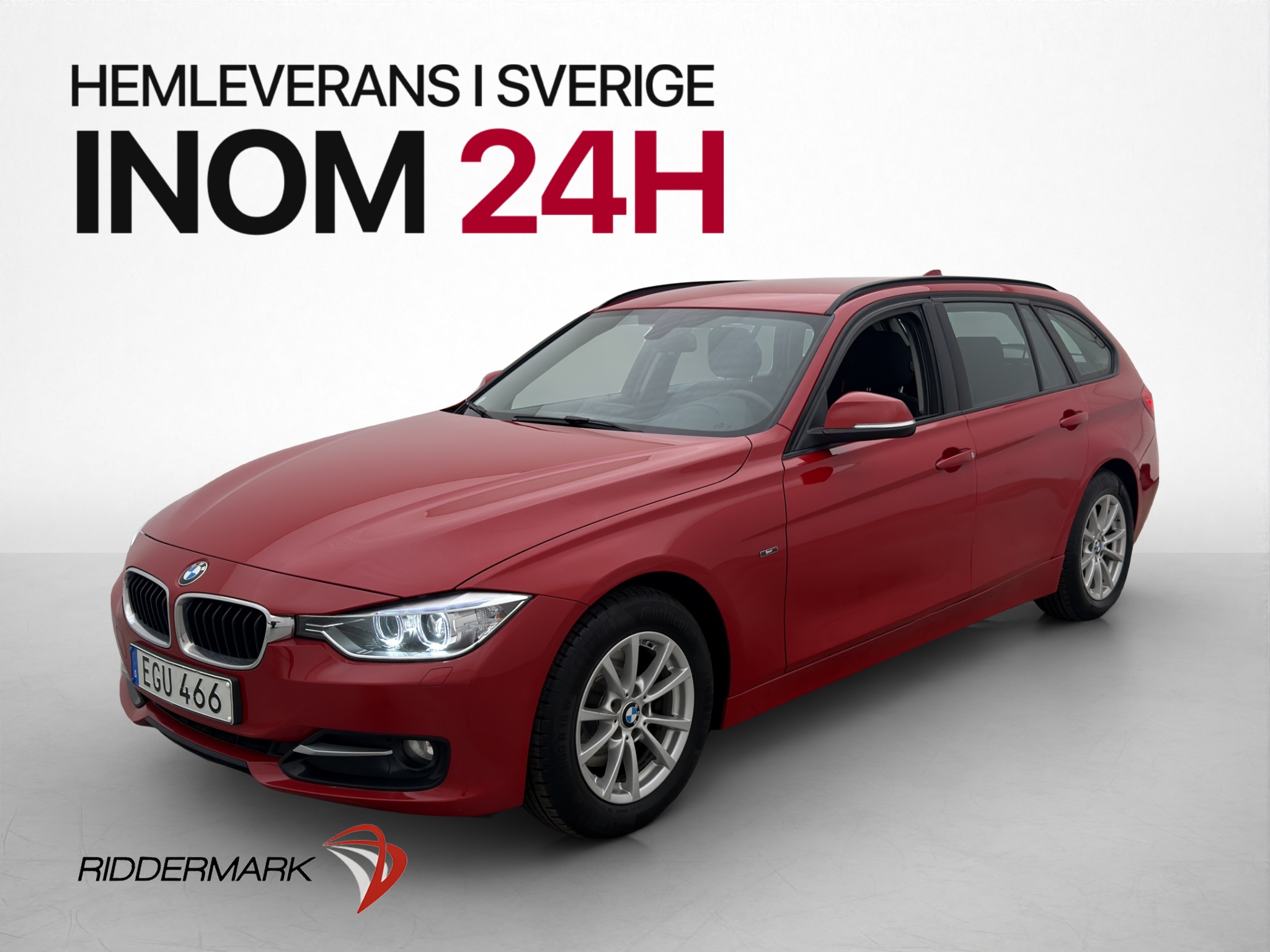 BMW 320d Touring Manuell, 184hk, 2015