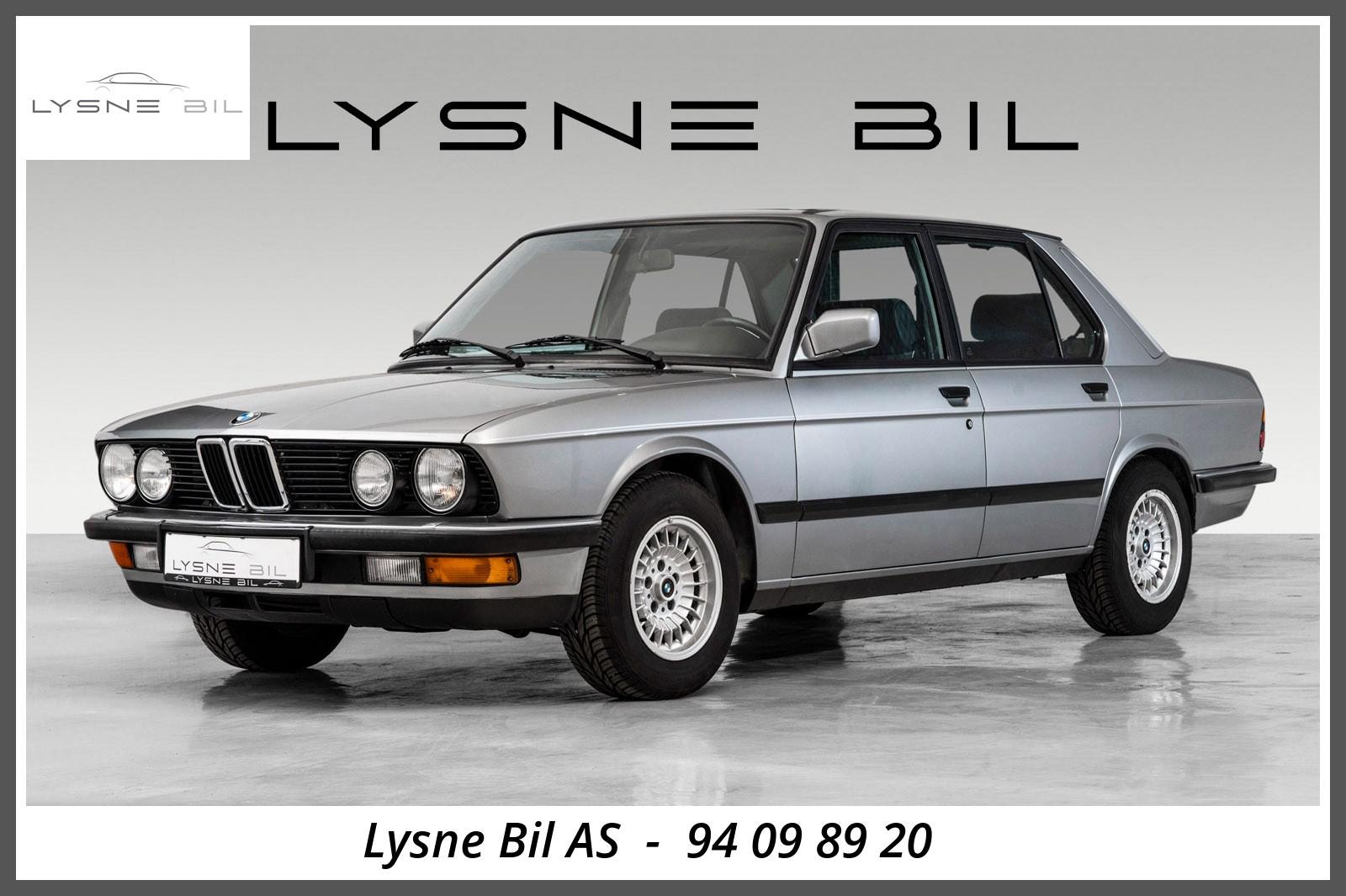 BMW 520i Manuell, 5-trinn, 129hk, 1987