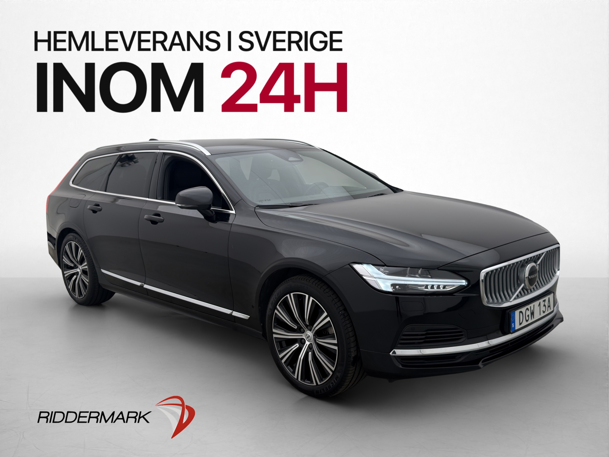 Volvo V90 Recharge T6 AWD Geartronic, 8-trins, 350ps, 2023