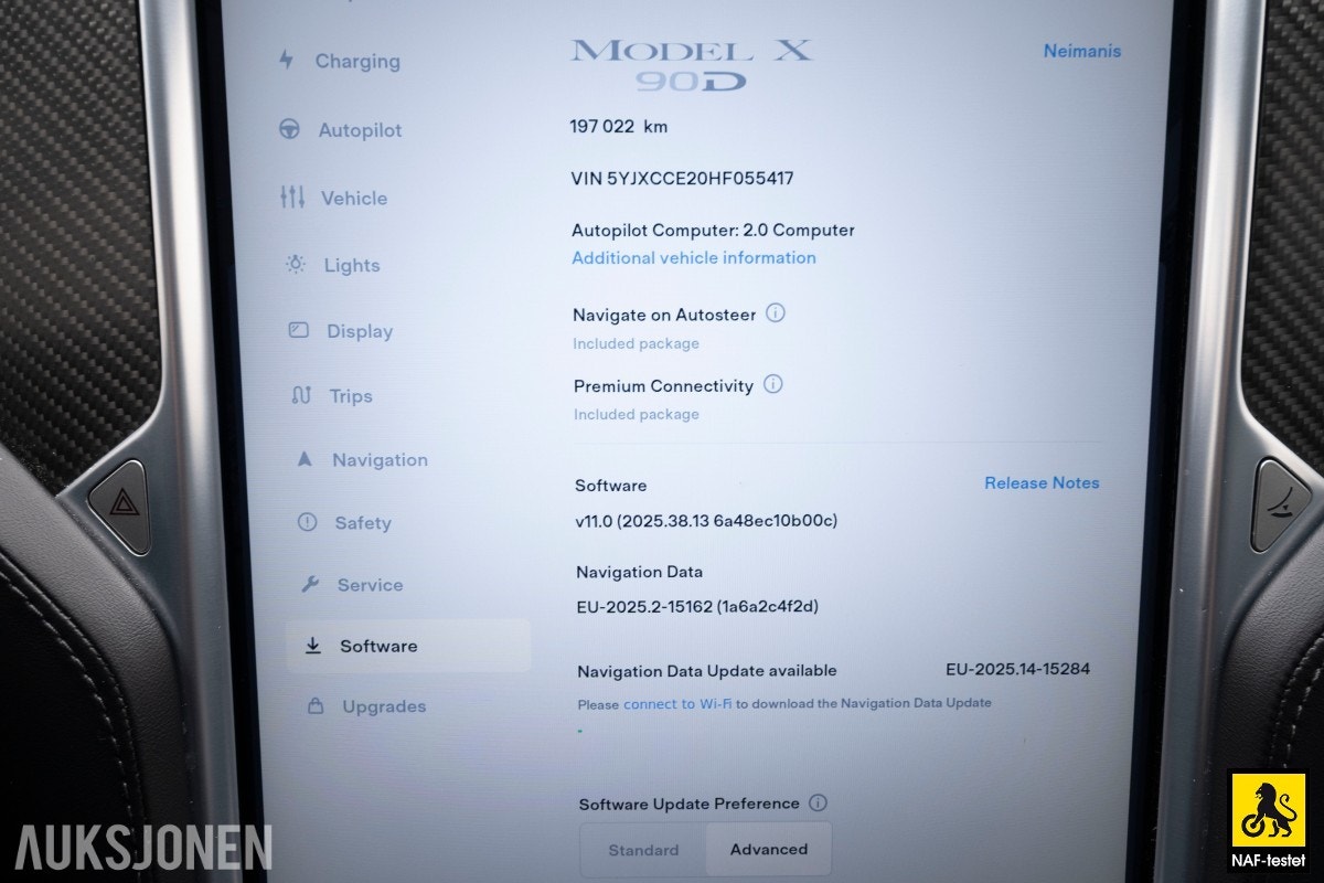Tesla Model X 90D, 423ps, 2017