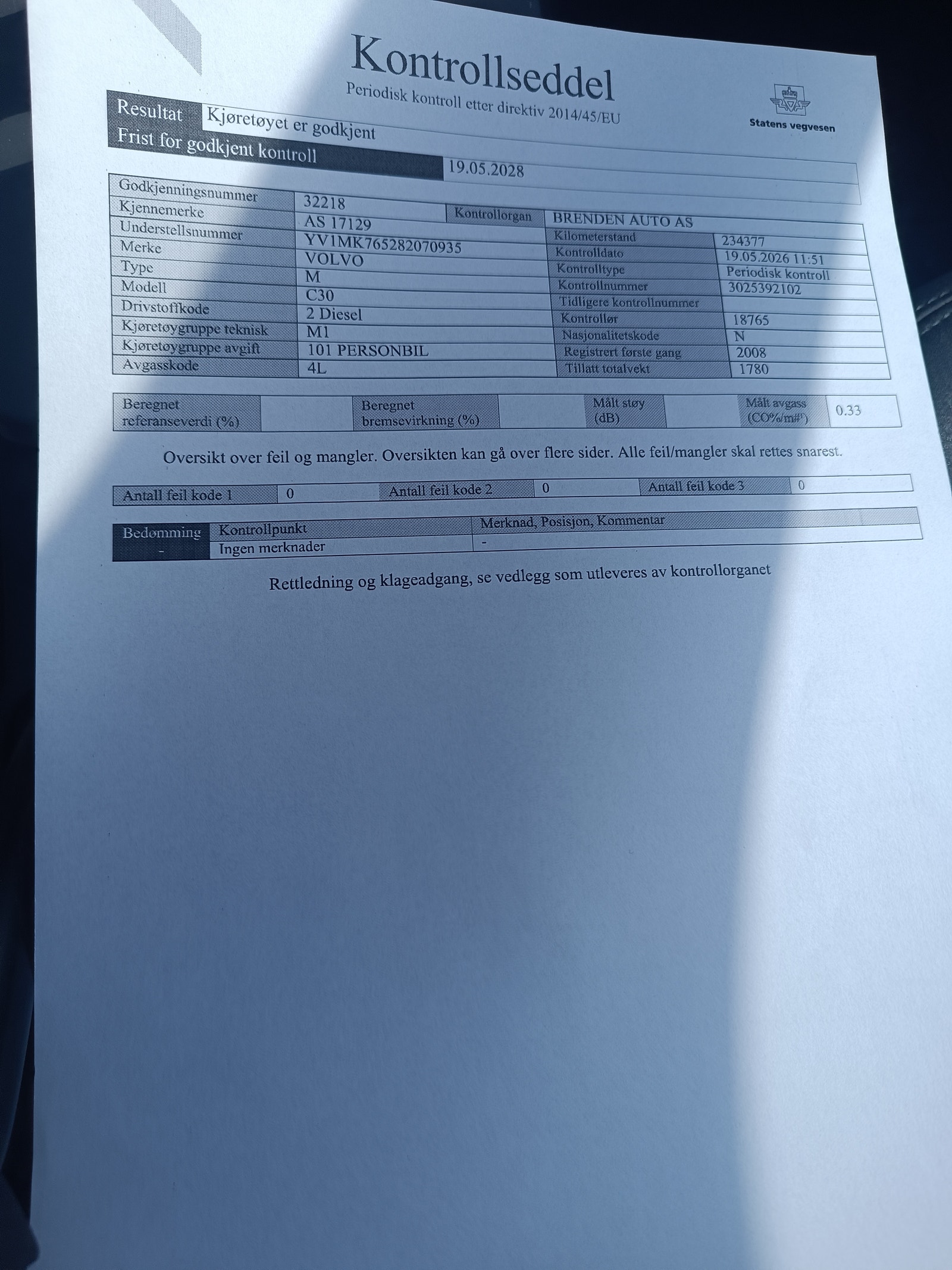 Volvo C30 1.6 D DRIVe Manual, 5-trins, 109ps, 2008