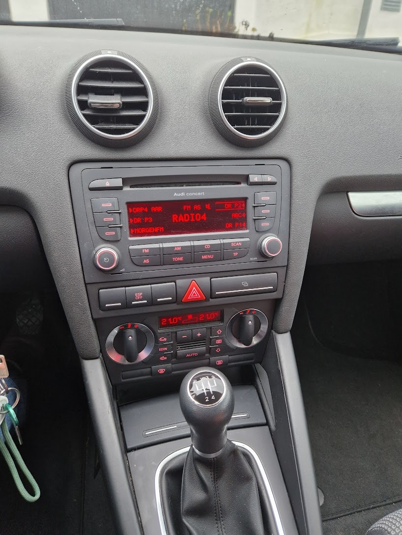 Audi A3 1.6 8v Manual, 5-trins, 102ps, 2008