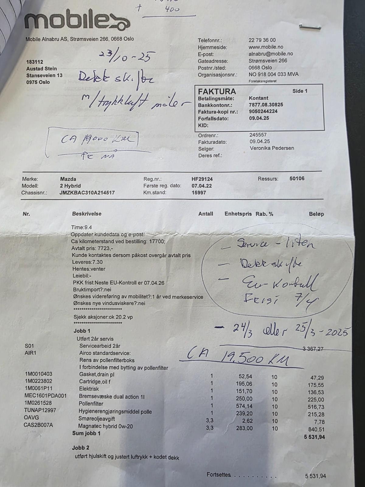 Mazda 2 Hybrid Automatic, 6-trins, 116ps, 2022